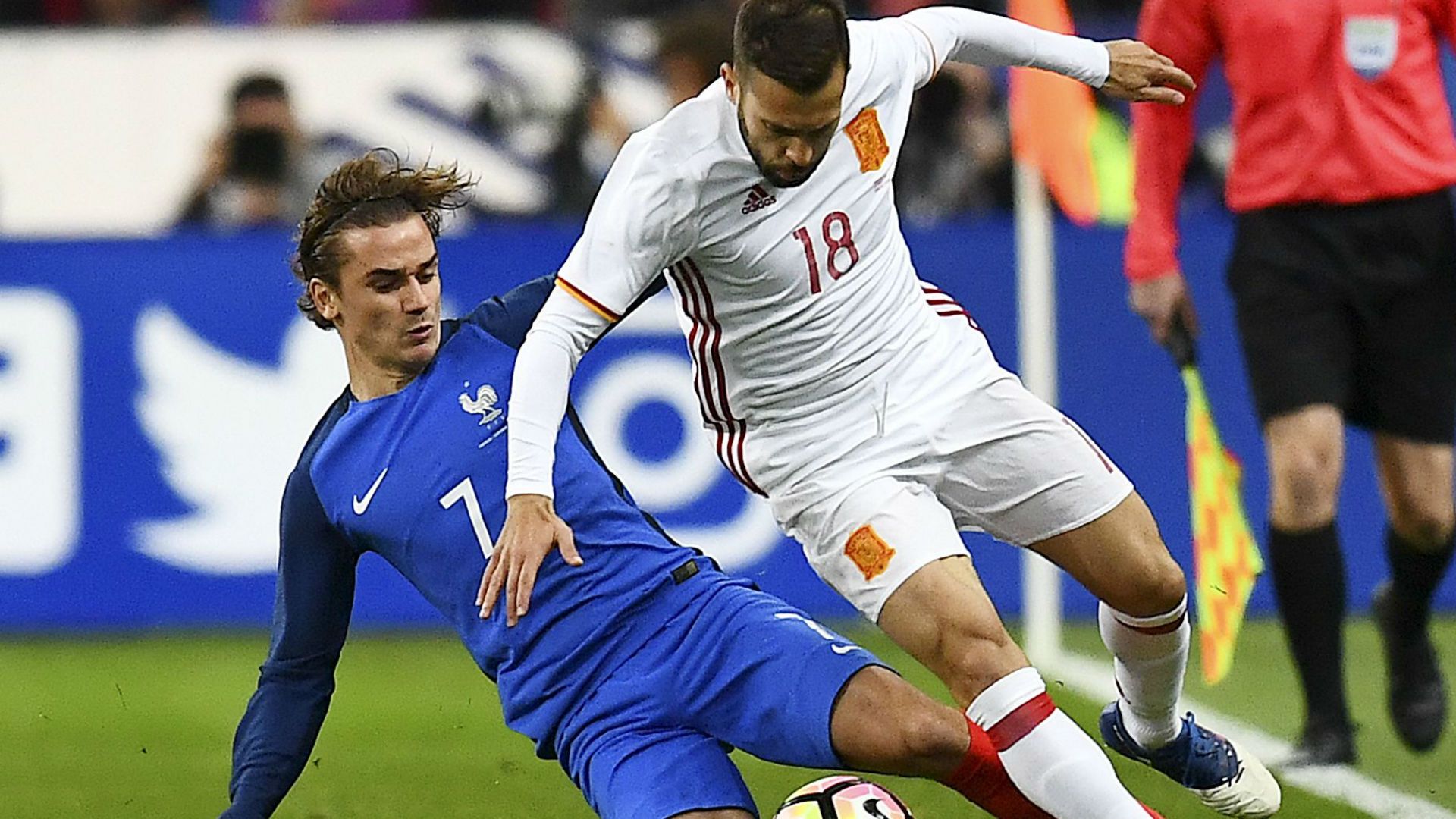 Antoine Grtiezmann Jordi Alba France Spain Friendly 28032017