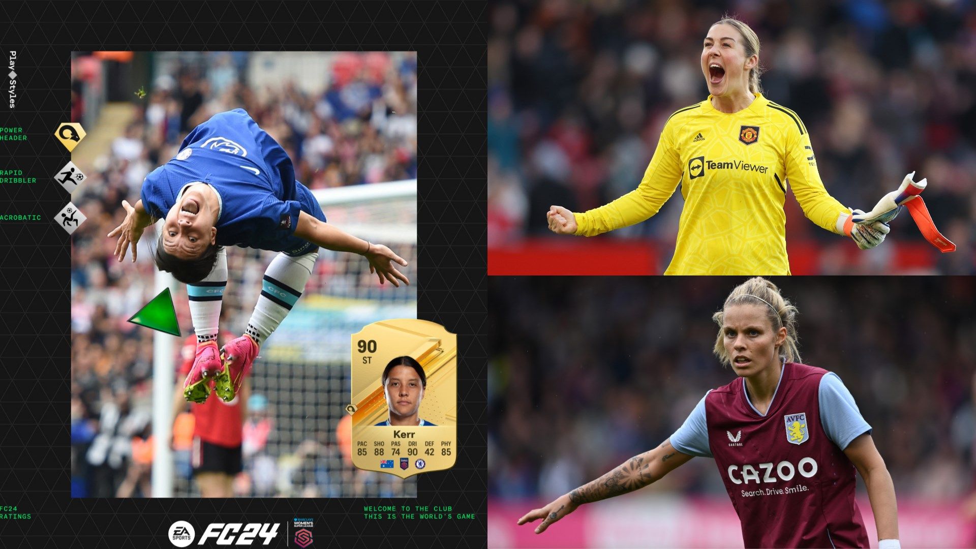 EA Sports FC 24 best WSL players