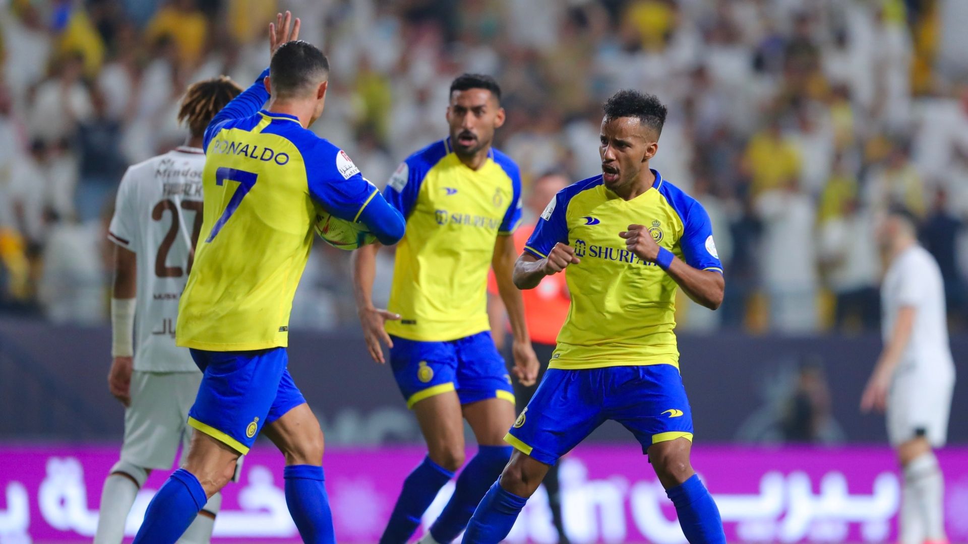 Cristiano Ronaldo - Abdulrahman Ghareeb - Nassr - Shabab 2023