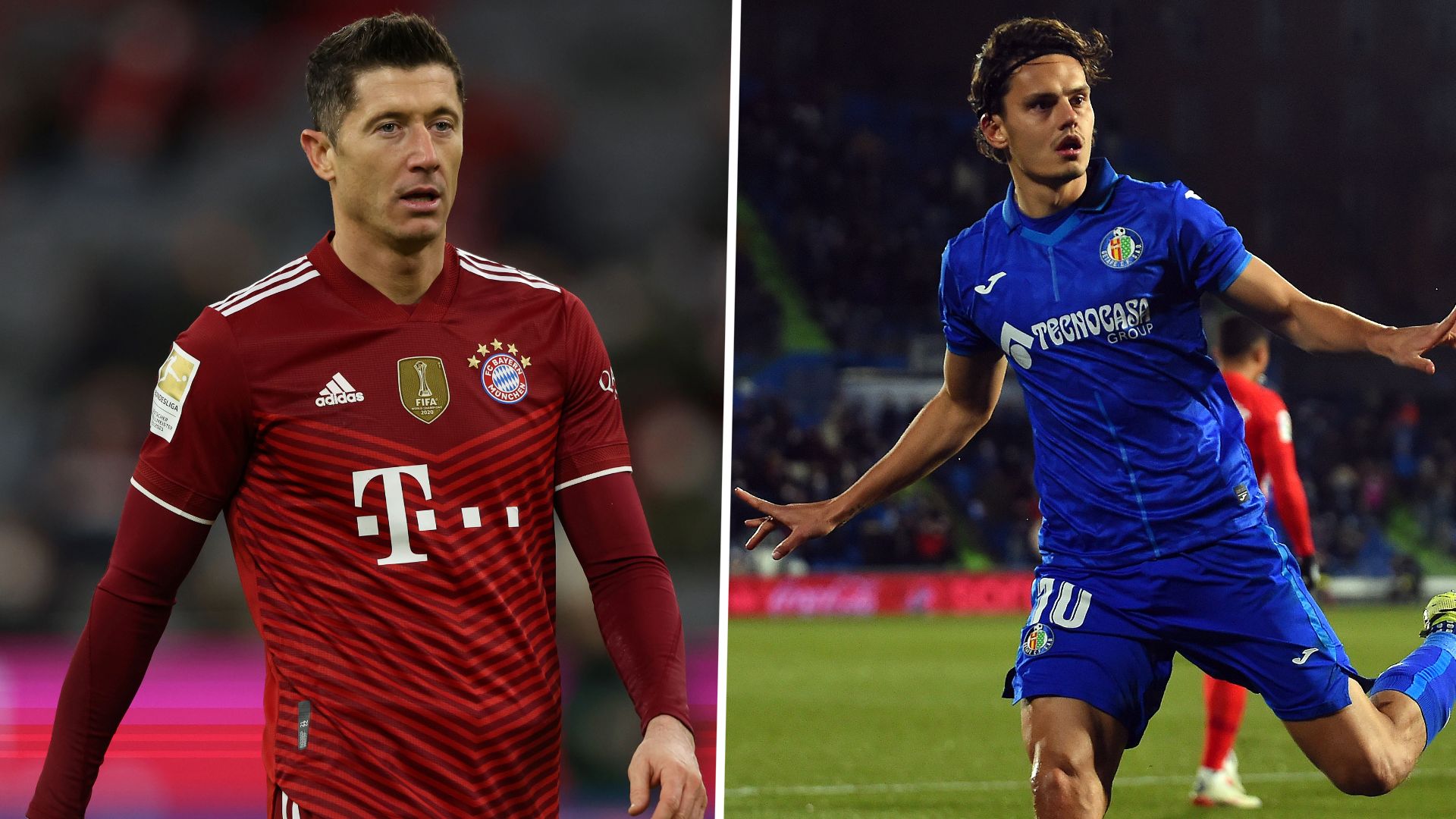 enes unal robert lewandowski GFX