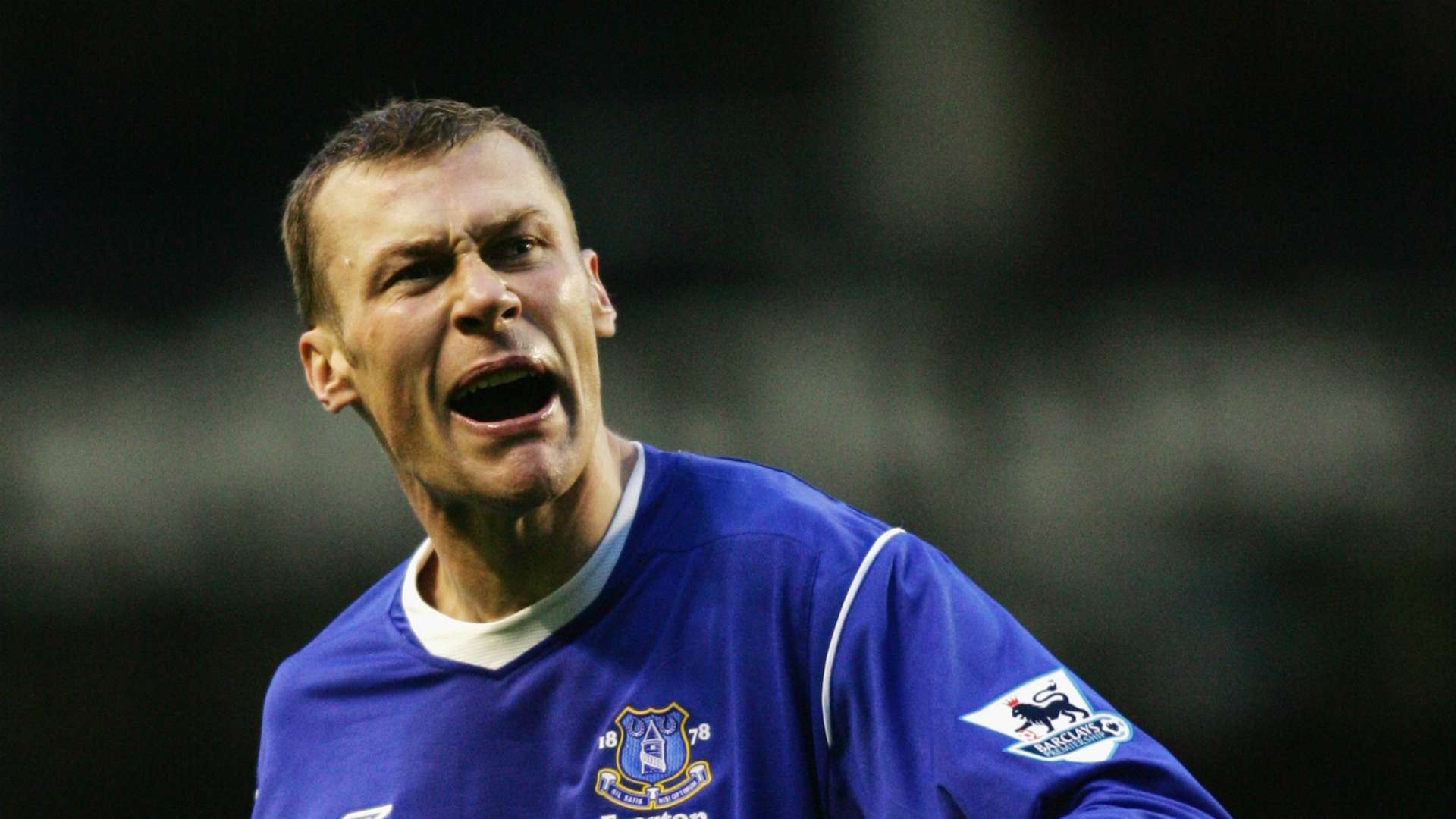 Duncan Ferguson Everton v Bolton Wanderers Premier League 04122004