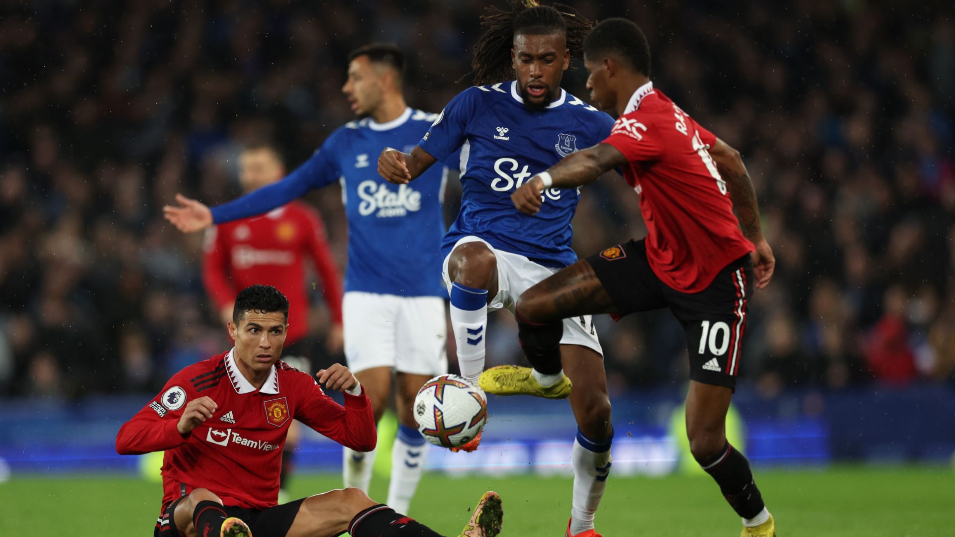 Alex Iwobi Cristiano Ronaldo Everton Manchester United