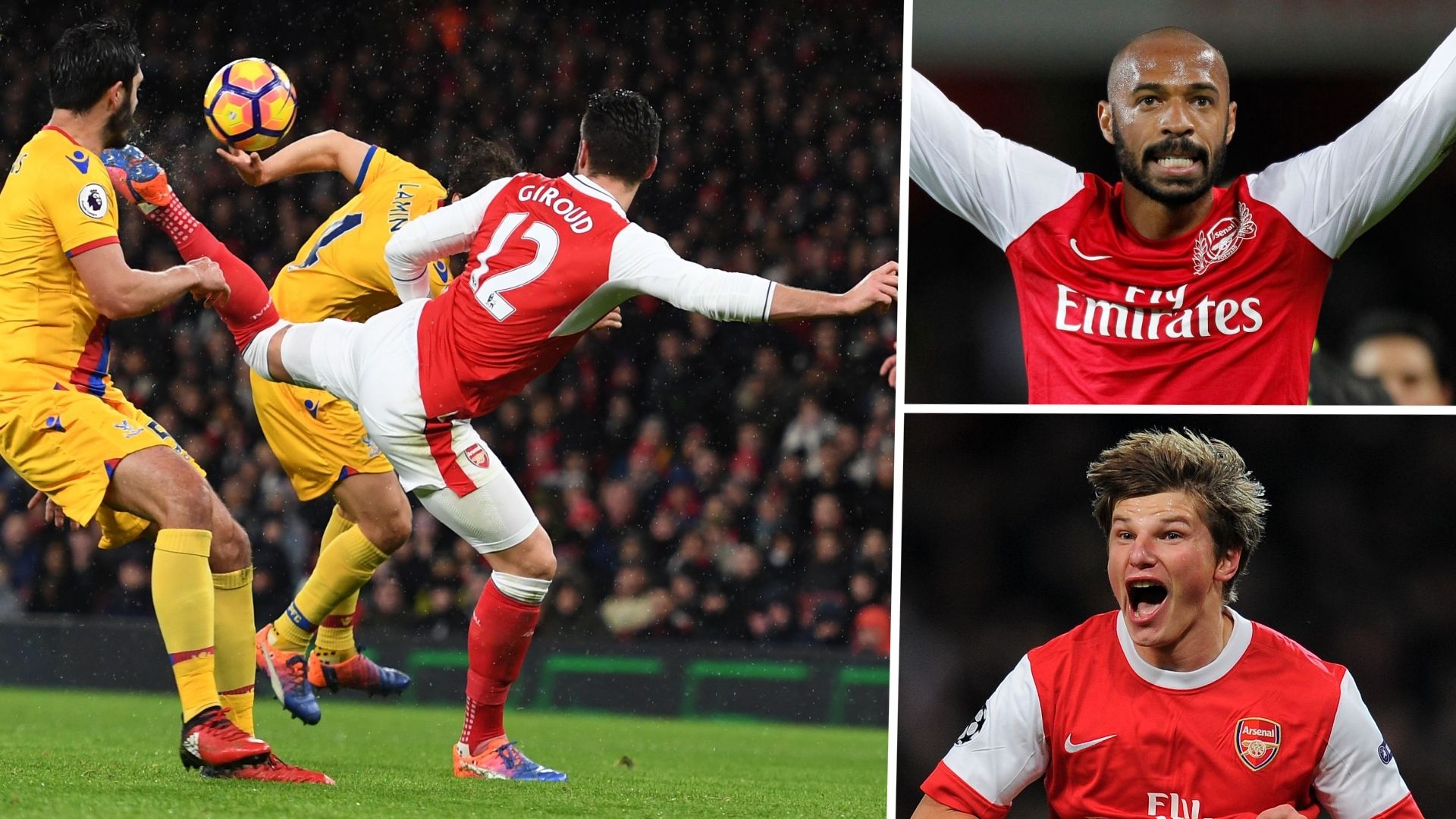 Giroud Henry Arshavin Arsenal GFX