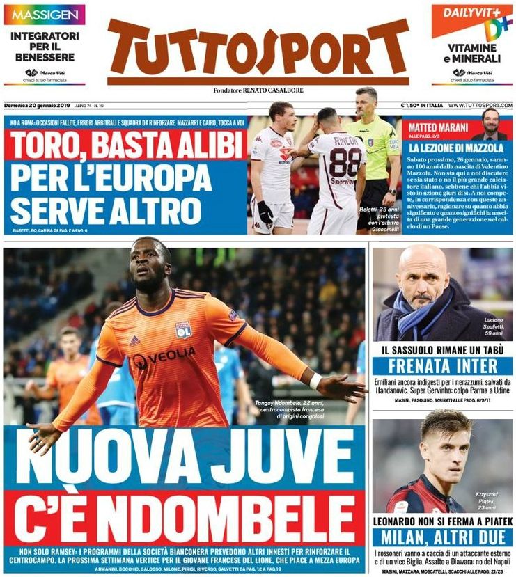 Tuttosport cover