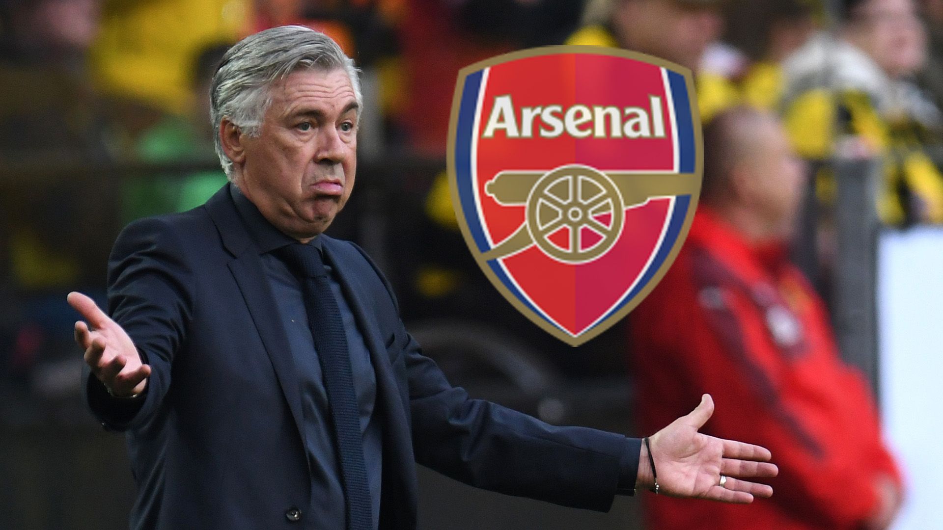 Carlo Ancelotti Arsenal GFX