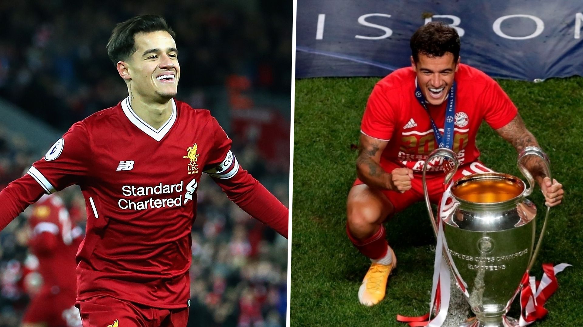 Then and Now: Philippe Coutinho