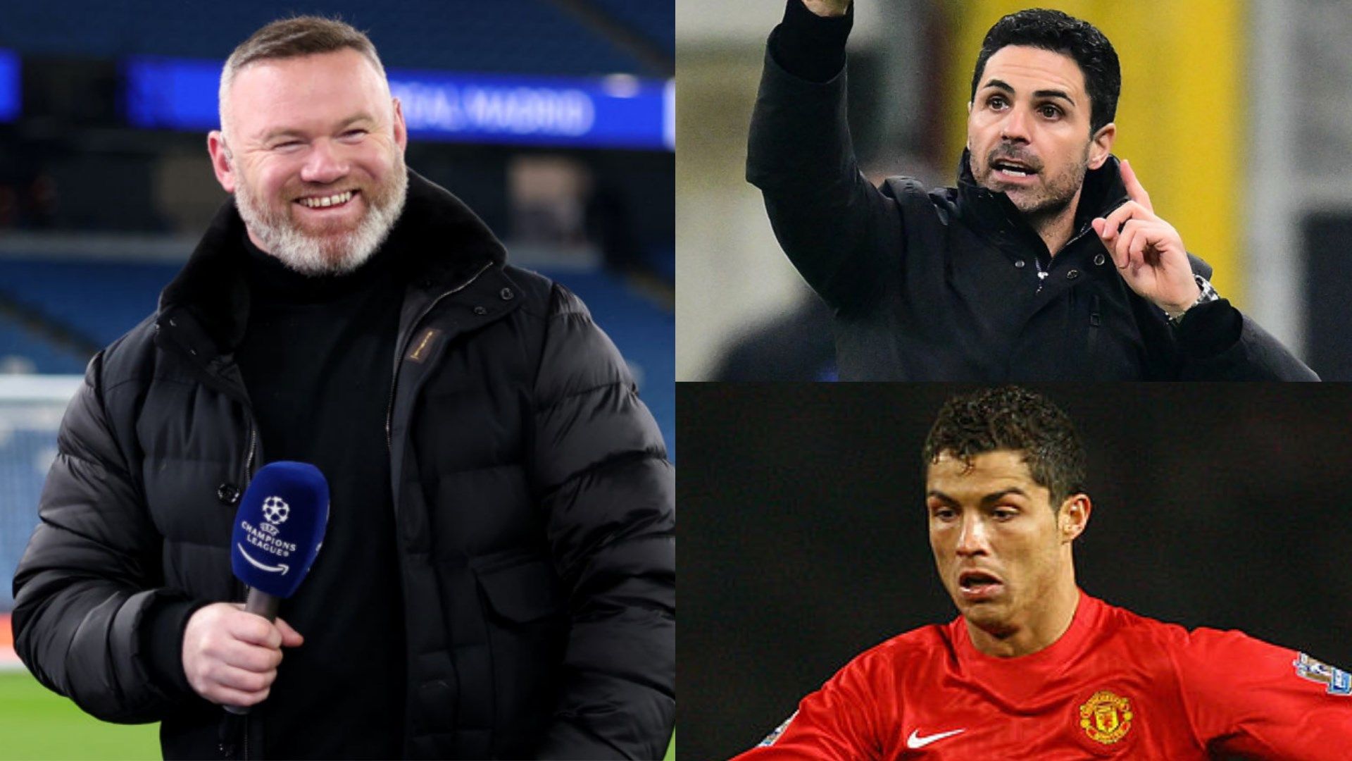 Rooney, Arteta, Ronaldo