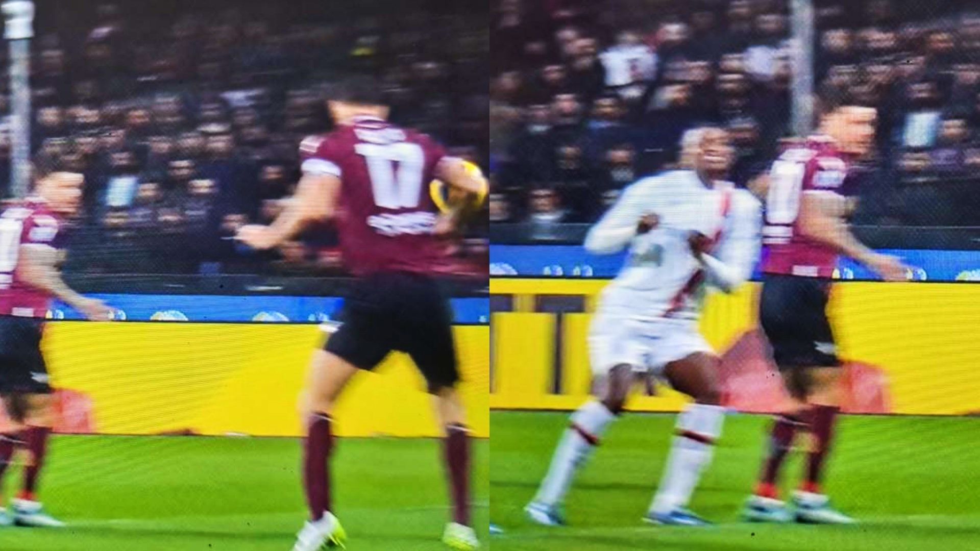 Leao Fazio Salernitana Milan moviola