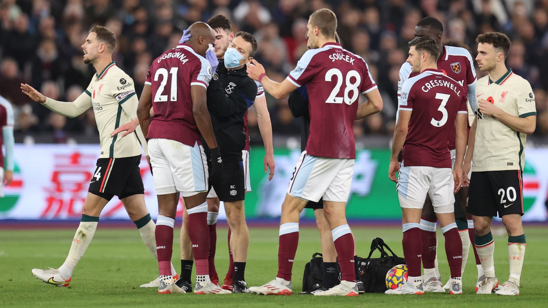 Ogbonna West Ham Liverpool