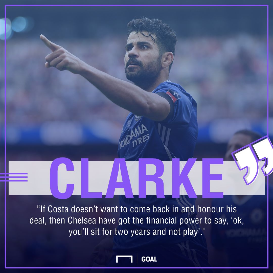 Steve Clarke Diego Costa Chelsea