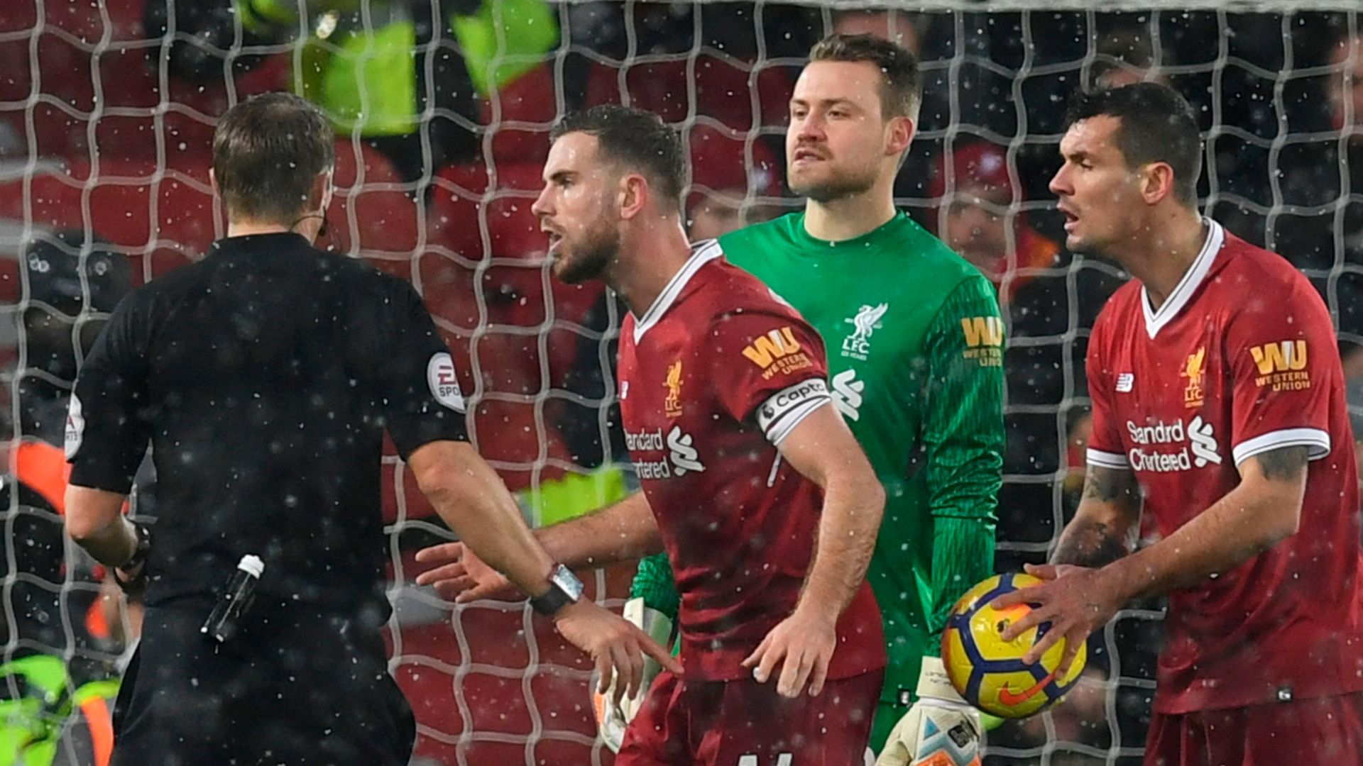 Henderson Mignolet Lovren Liverpool Everton