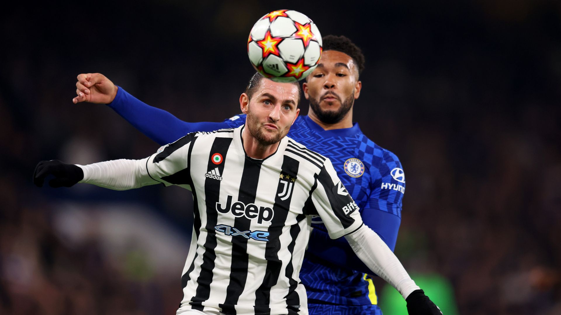 Adrien Rabiot Reece James Juventus Chelsea 2021-22