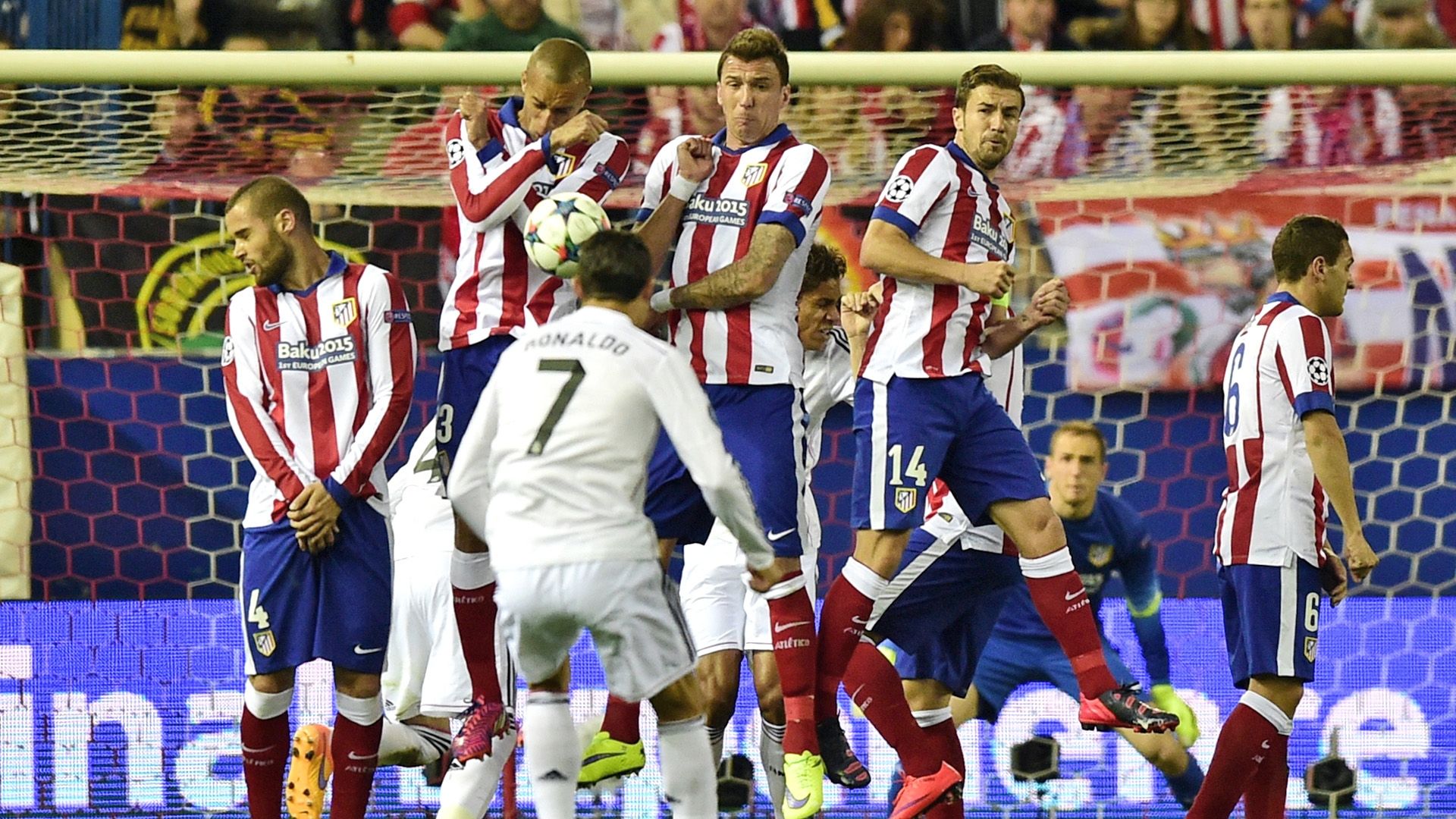 Cristiano Ronaldo Atletico Madrid Real Madrid Champions League 14042015