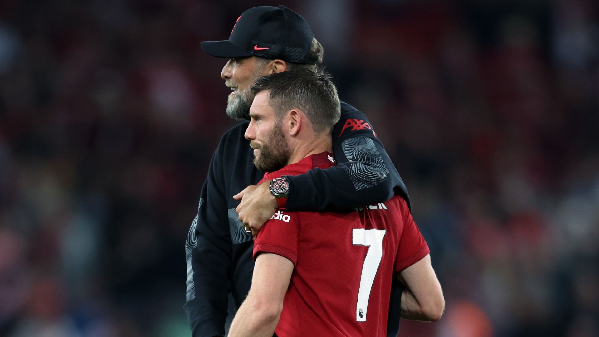 James Milner Jurgen Klopp Liverpool 2022