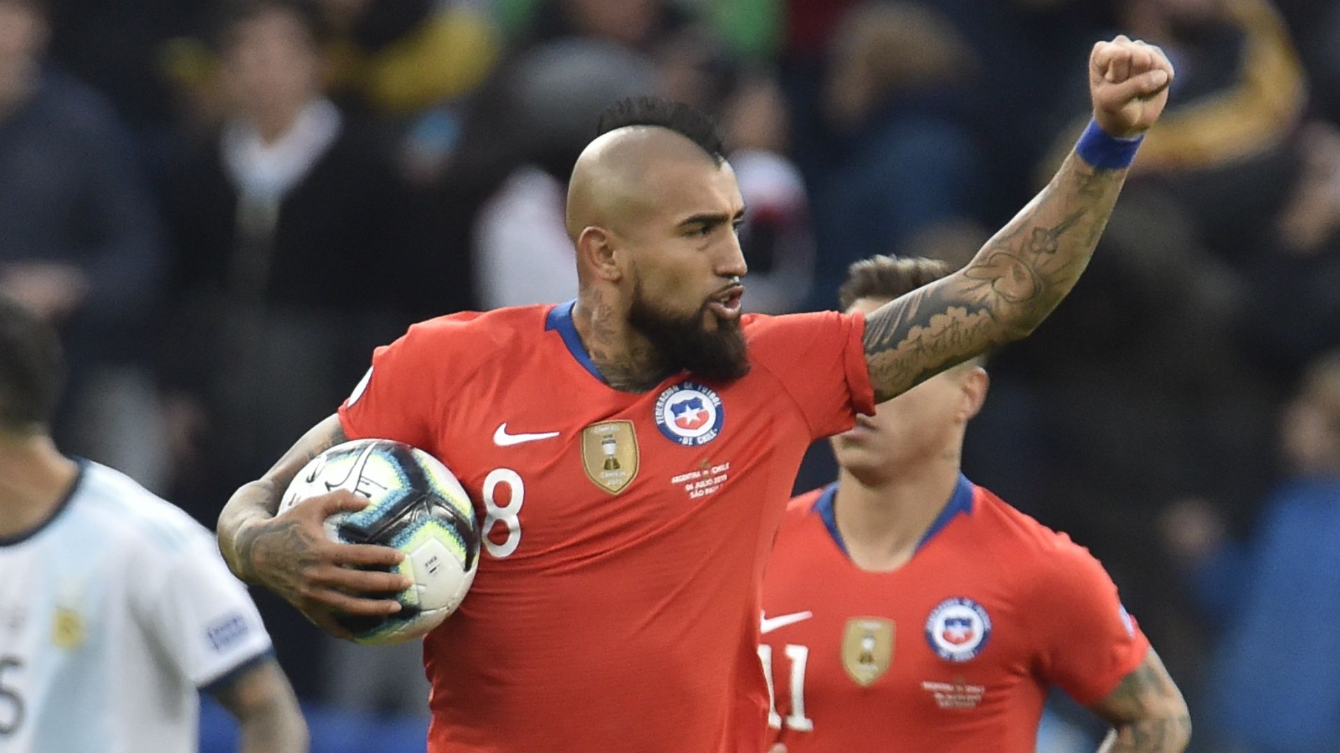 Vidal Argentina Chile Copa América 06072019