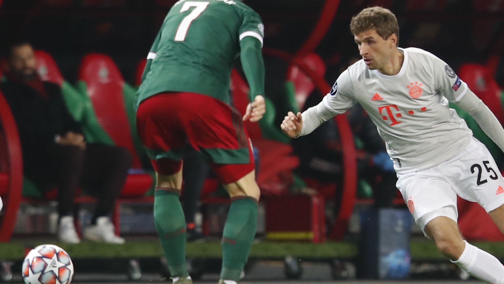 Thomas Muller Lok Moscow Bayern Munchen Champions League 27102020