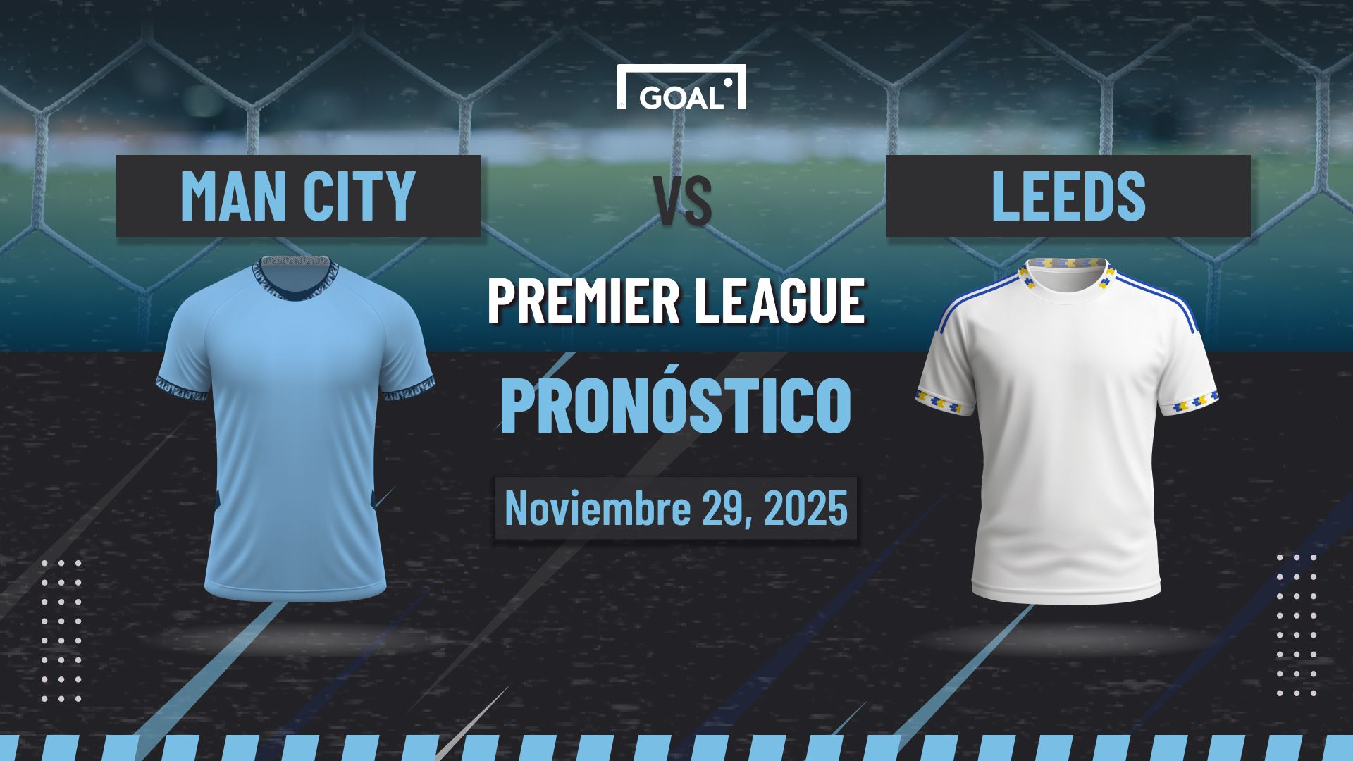 Manchester City vs Leeds Pronóstico y Apuestas Premier League | 29/11/25