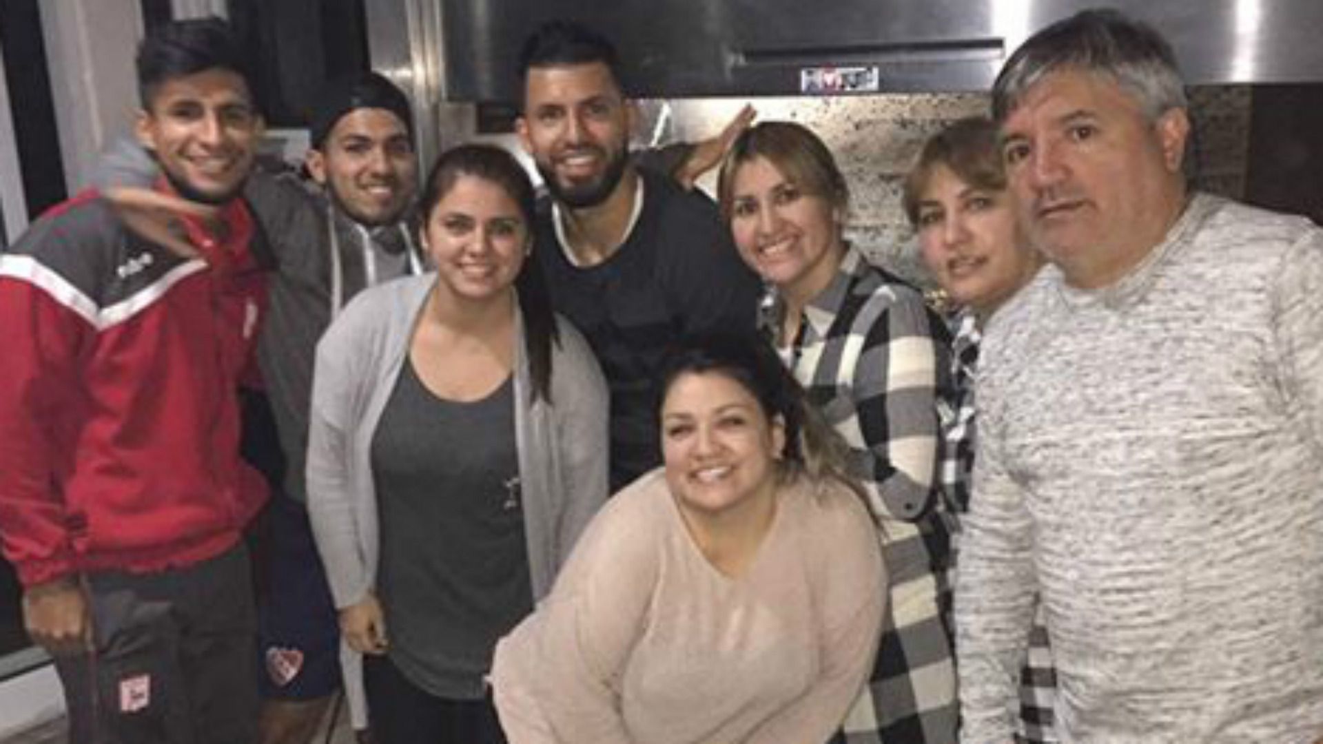 sergio aguero familia 2017