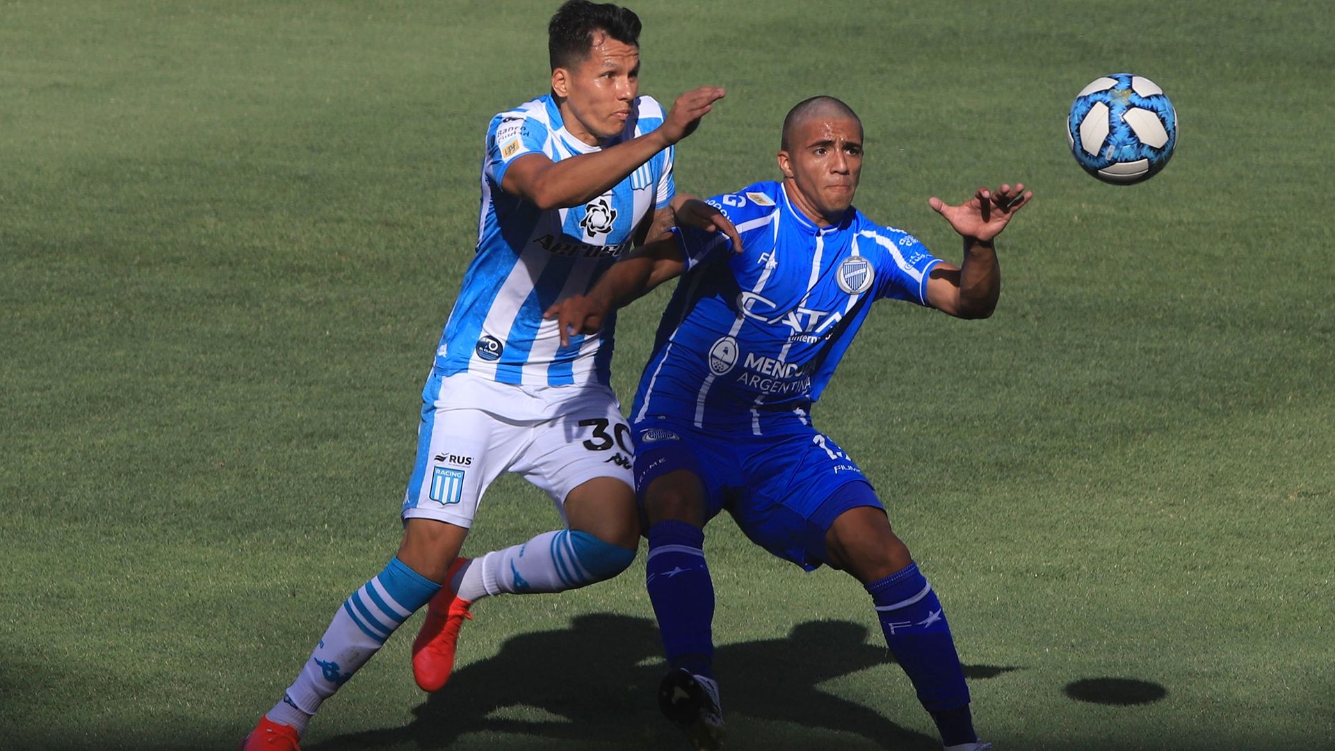 Leonardo Sigali Nahuel Ulariaga Racing Godoy Cruz Copa Liga Profesional 27122020