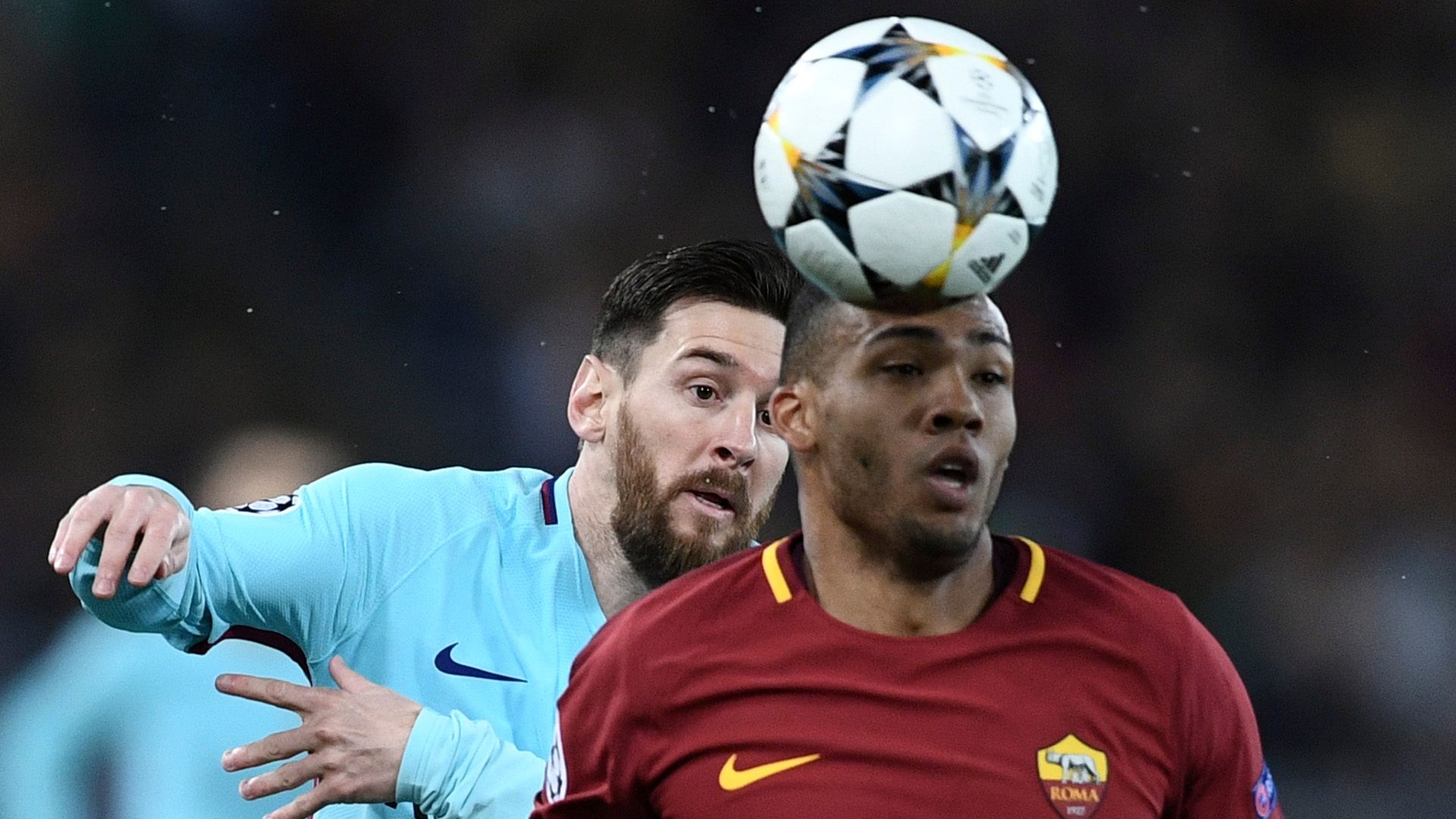 Messi Barcelona x Juan Jesus Roma 10 04 18 UCL