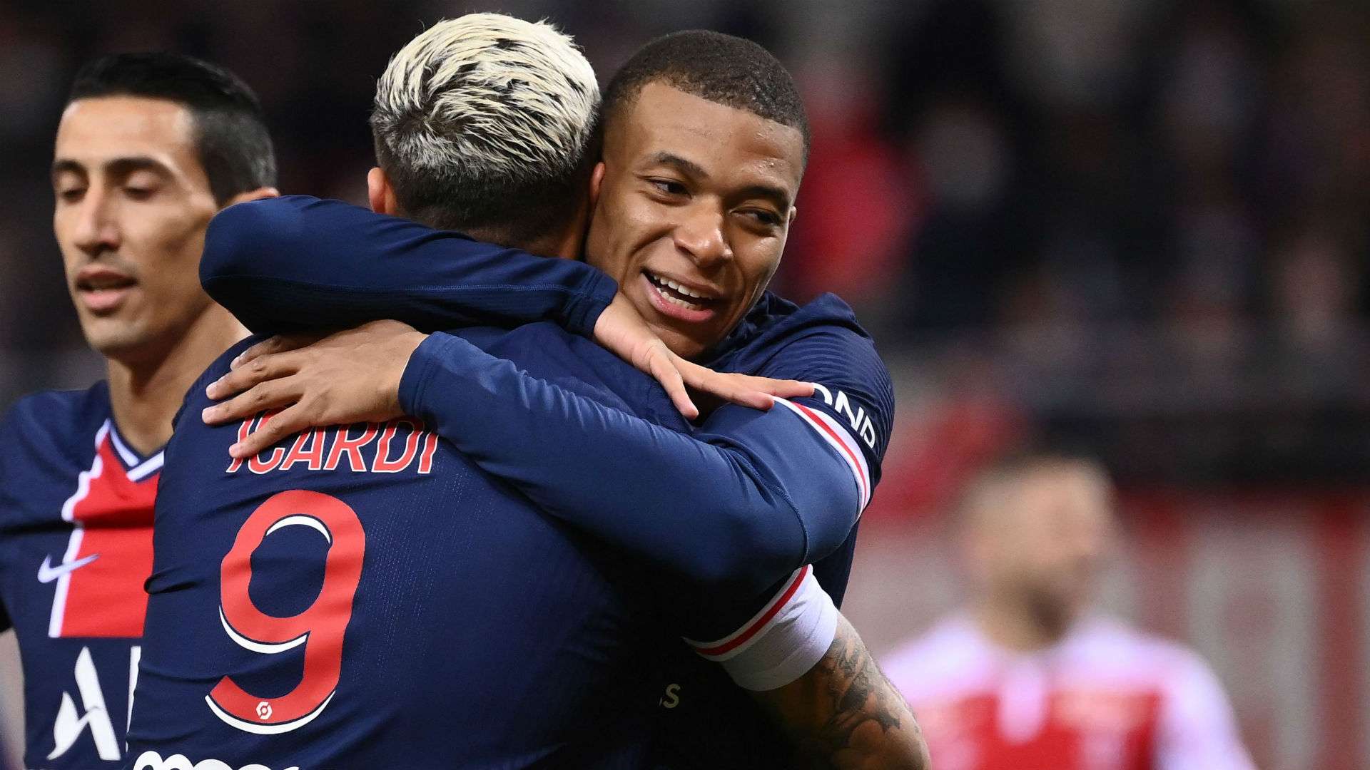 Kylian Mbappe Mauro Icardi Reims PSG Ligue 1 27092020