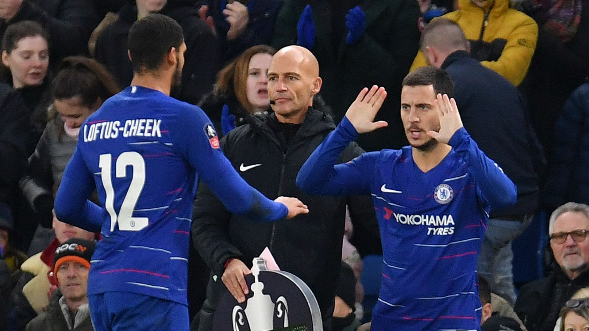 Ruben Loftus-Cheek Eden Hazard Chelsea 2018-19