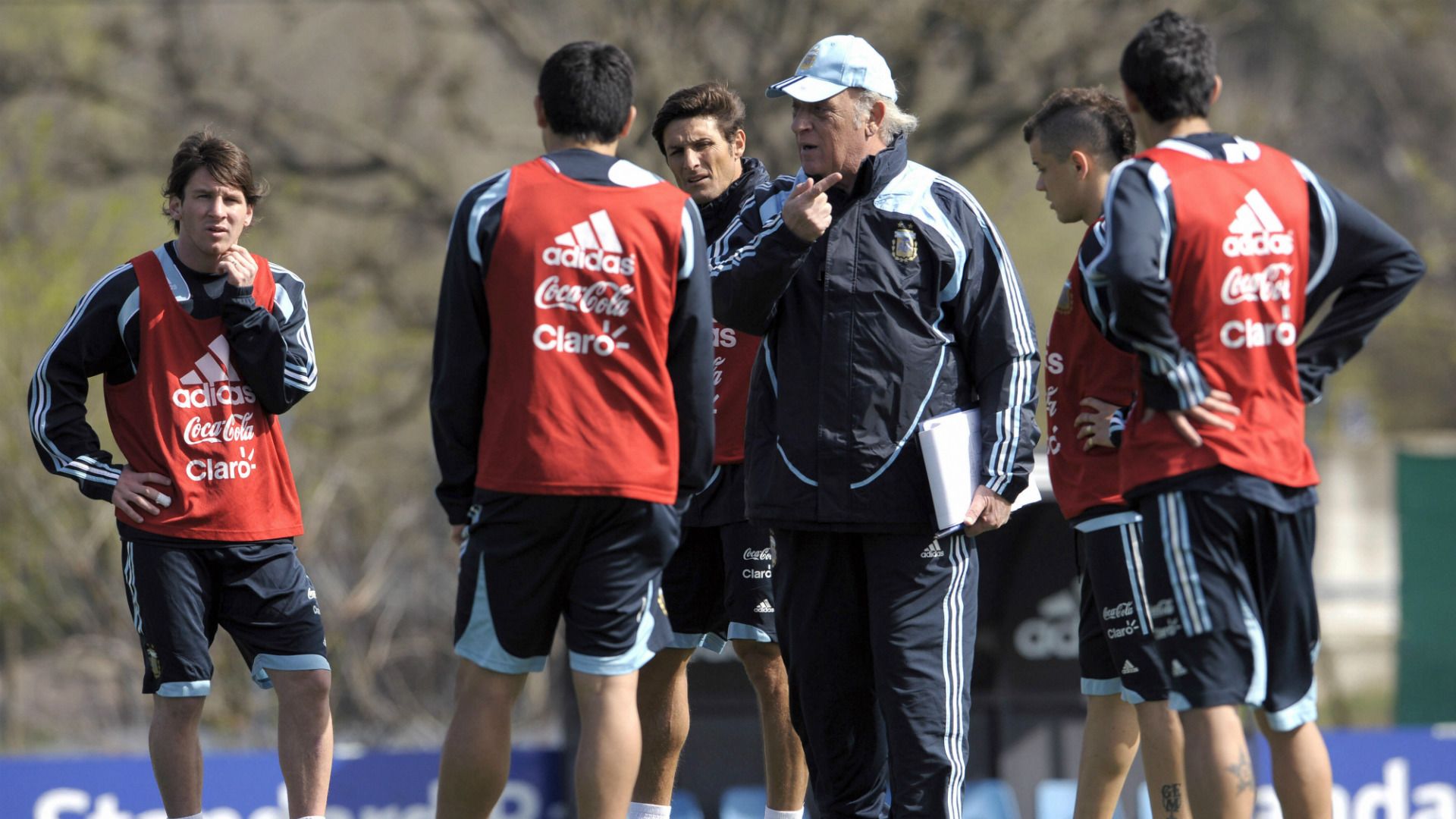 Lionel Messi Juan Roman Riquelme Argentina