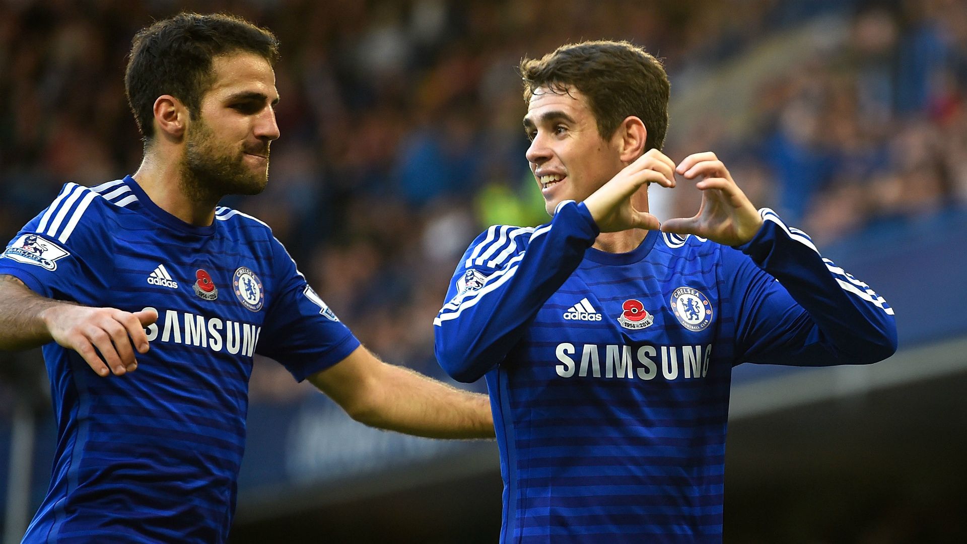 Cesc Fabregas Oscar Premier League Chelsea 01112014