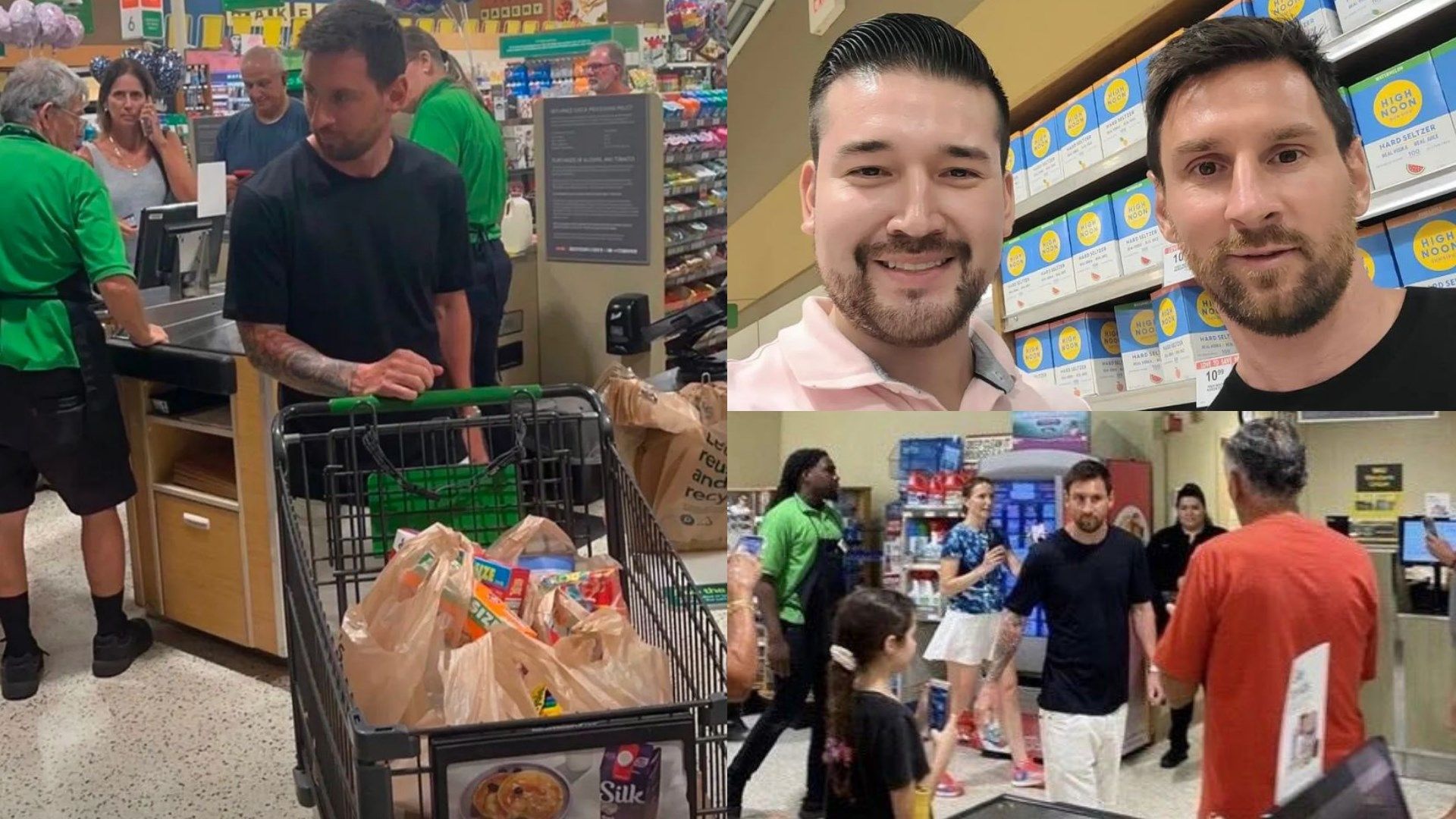 Lionel Messi shopping