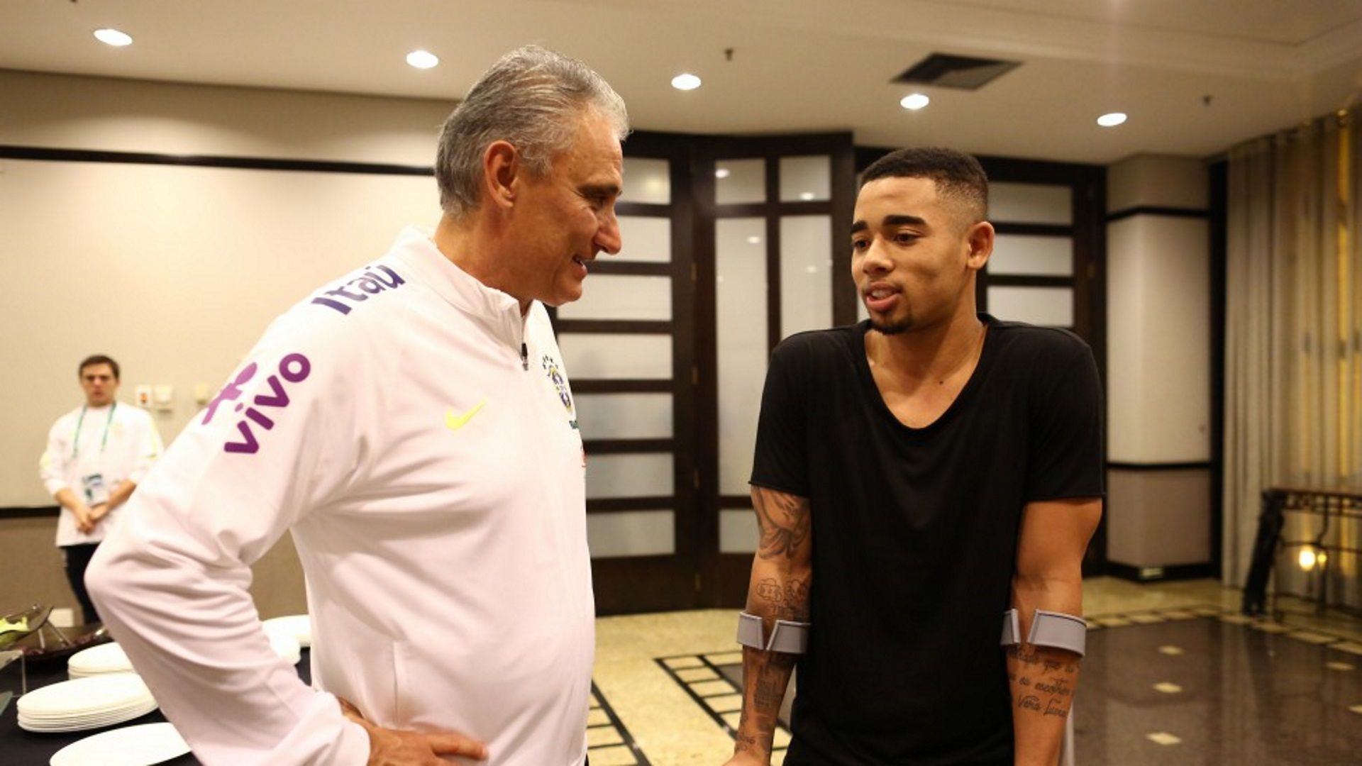 Tite e Gabriel Jesus - Brazil
