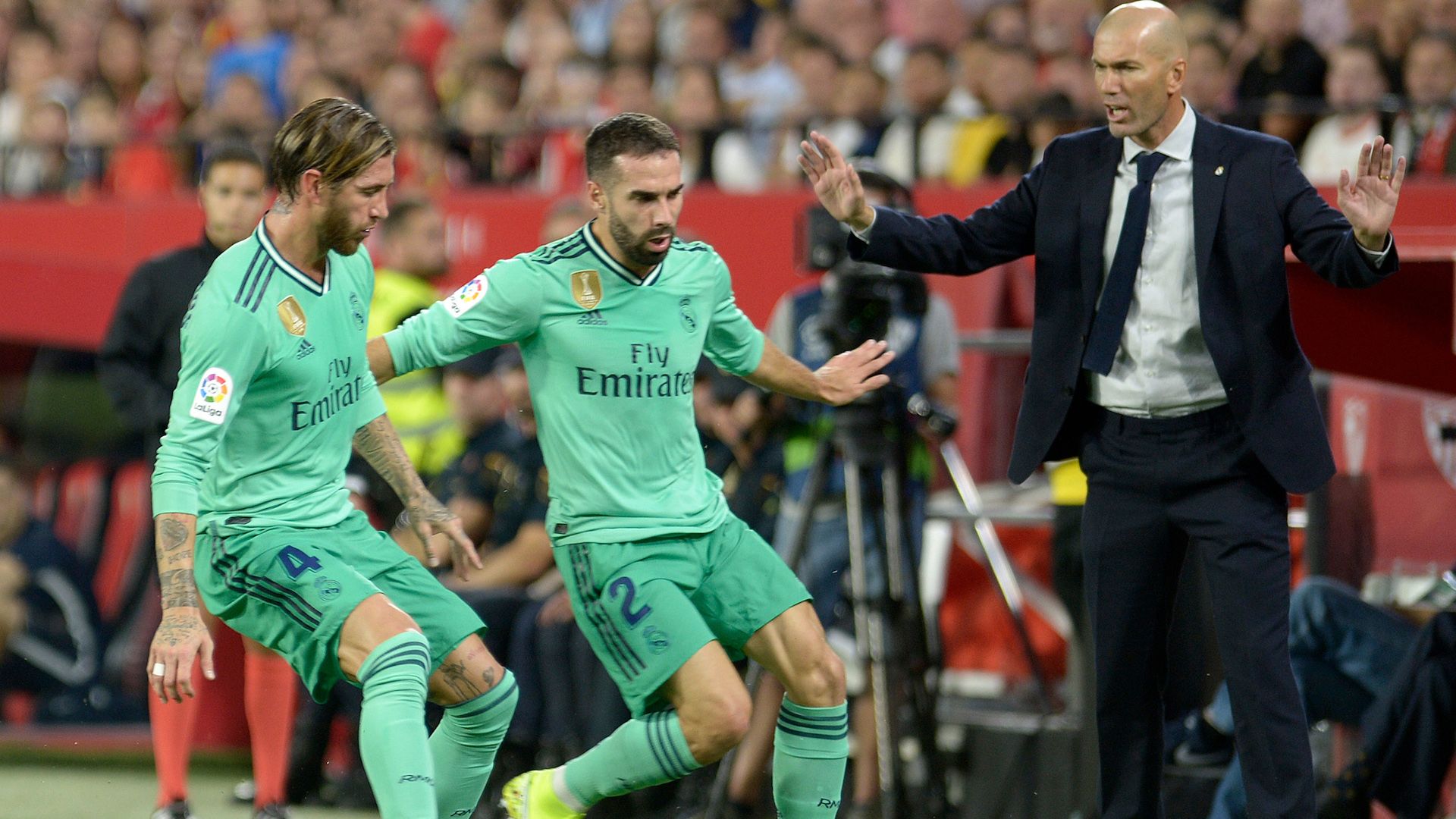 Ramos Zidane Sevilla Real Madrid LaLiga