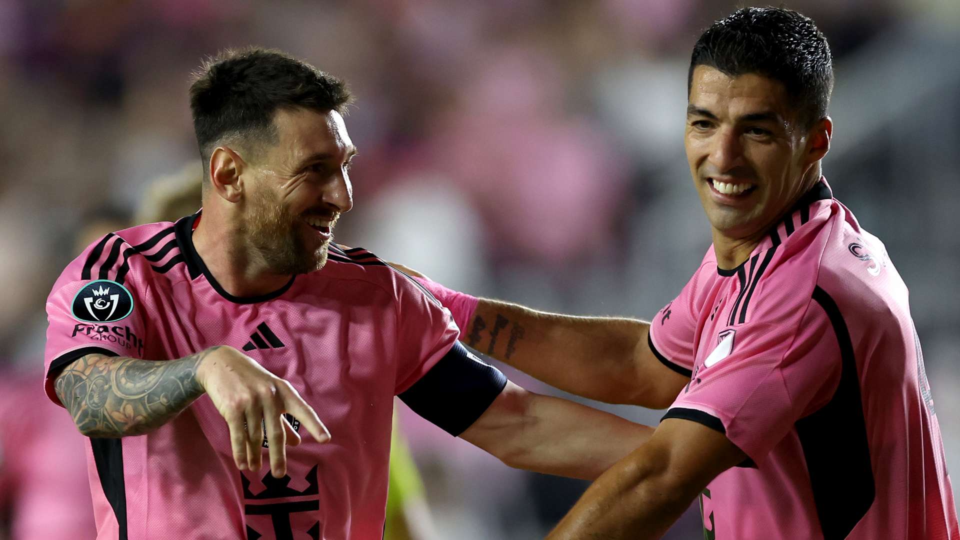 Luis Suarez Lionel Messi Inter Miami 2024