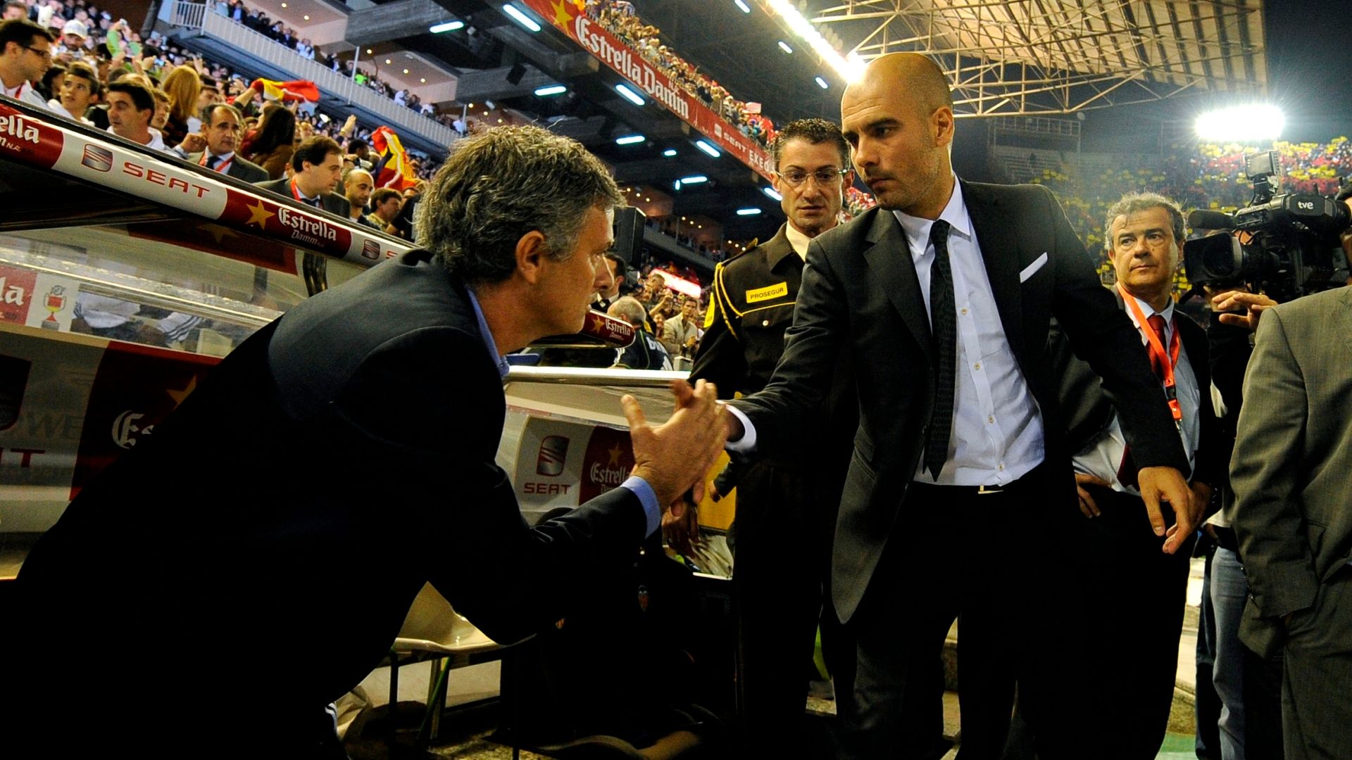 Jose Mourinho & Pep Guardiola 2011