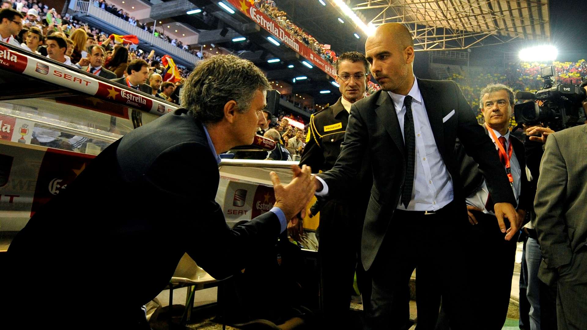 Jose Mourinho & Pep Guardiola 2011
