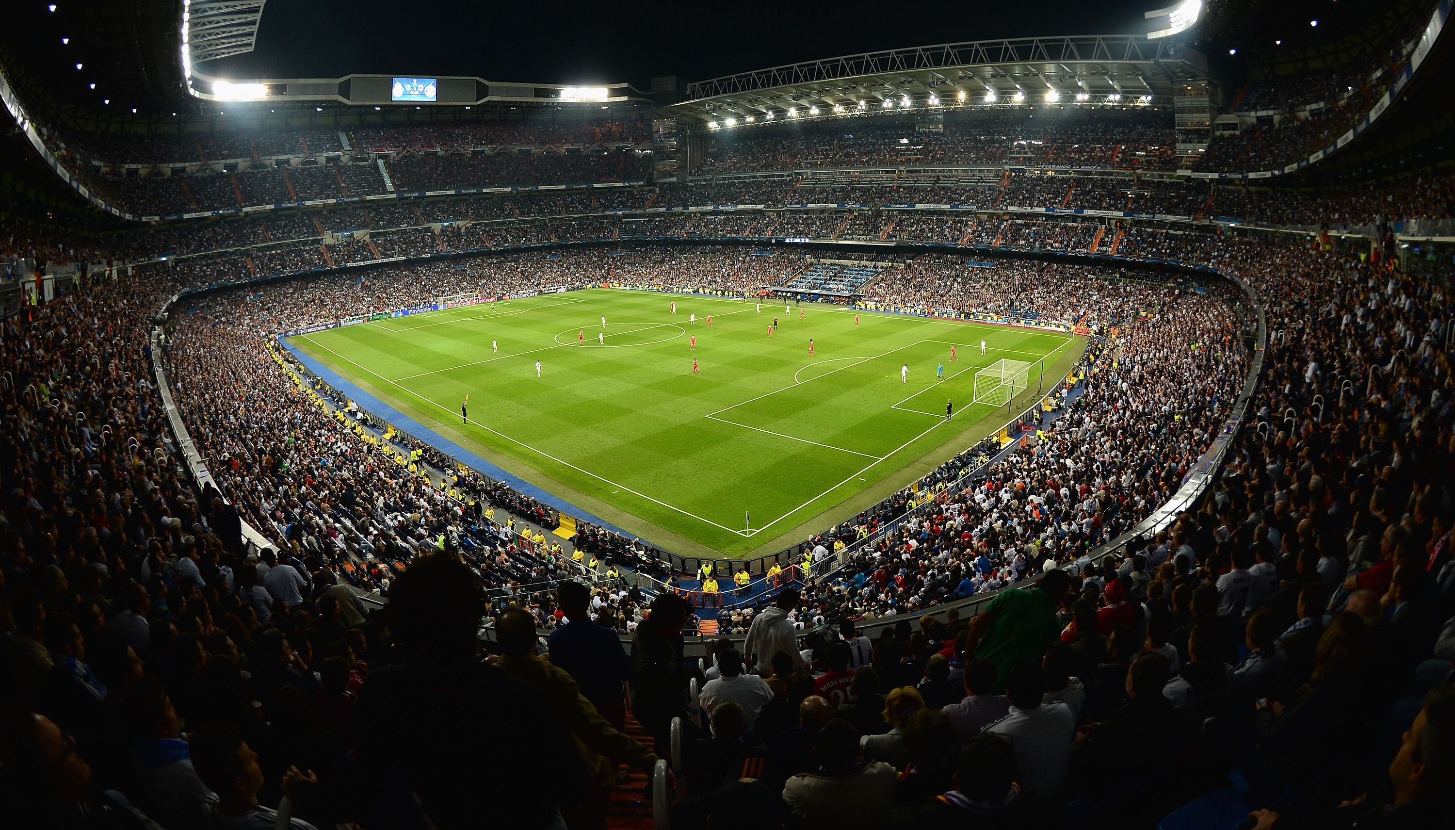 The Santiago Bernabeu stadium
