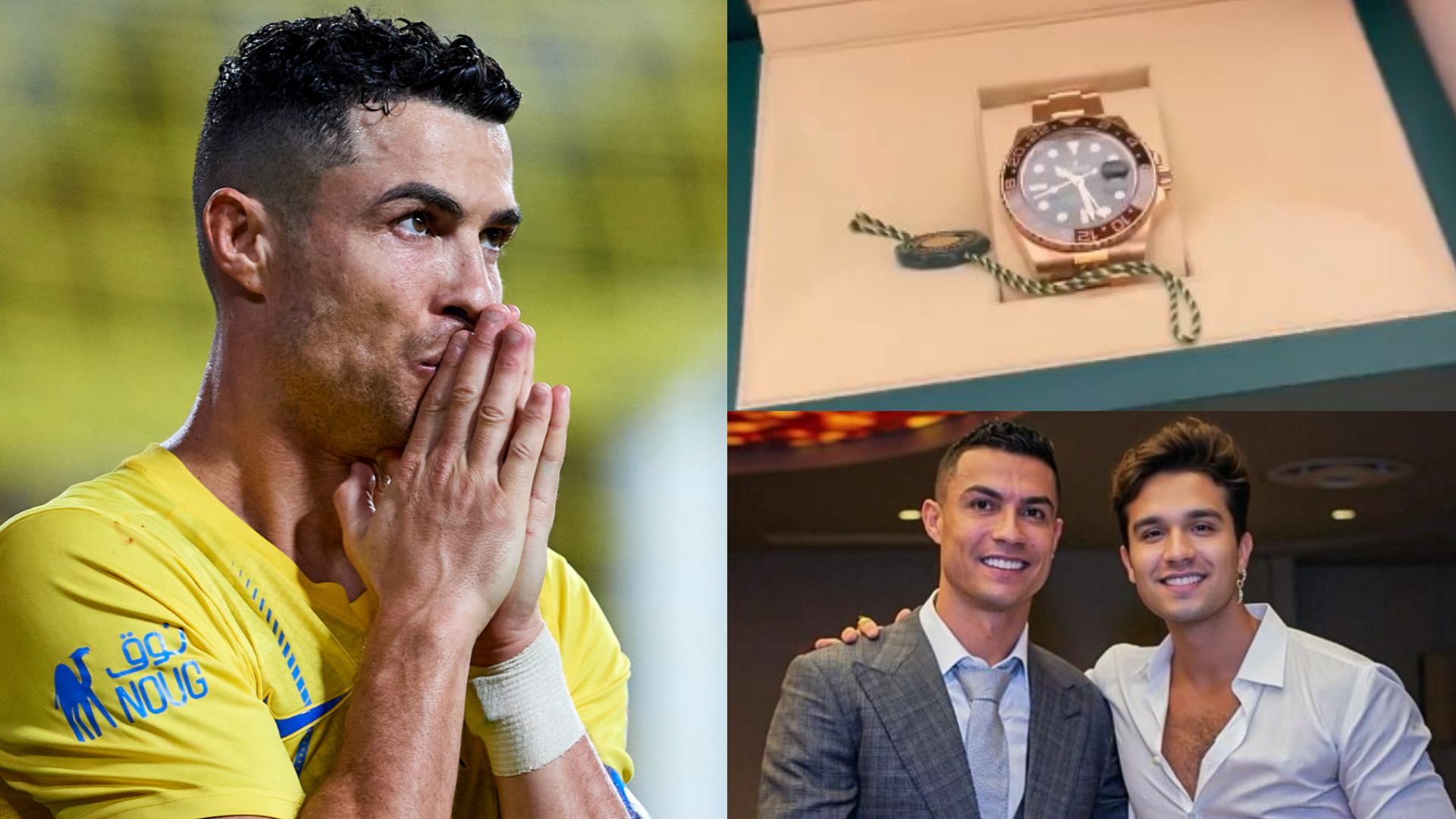 Cristiano Ronaldo Luan Santana Rolex