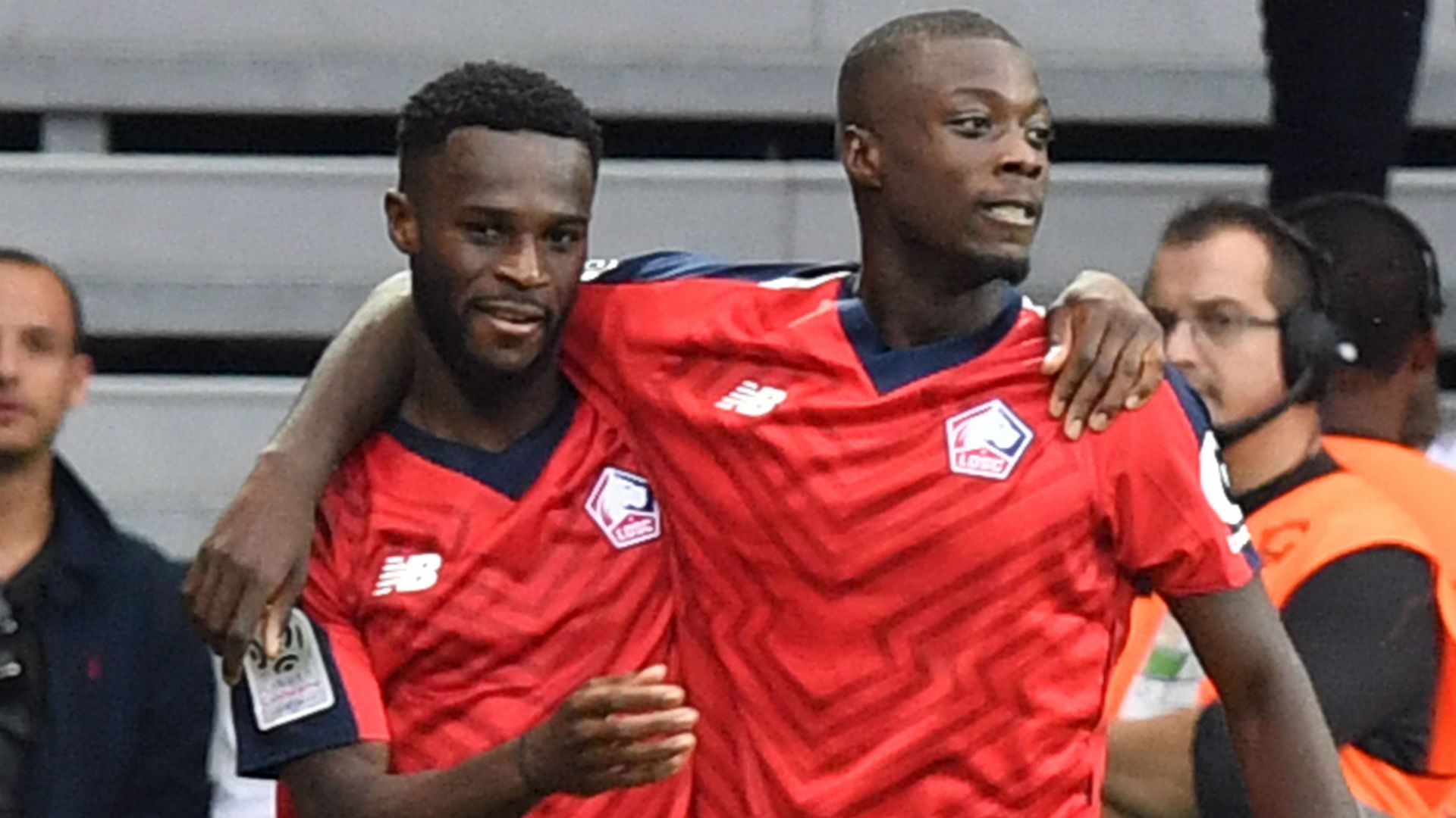 Jonathan Bamba Nicolas Pepe Lille Saint-Etienne Ligue 1 06102018