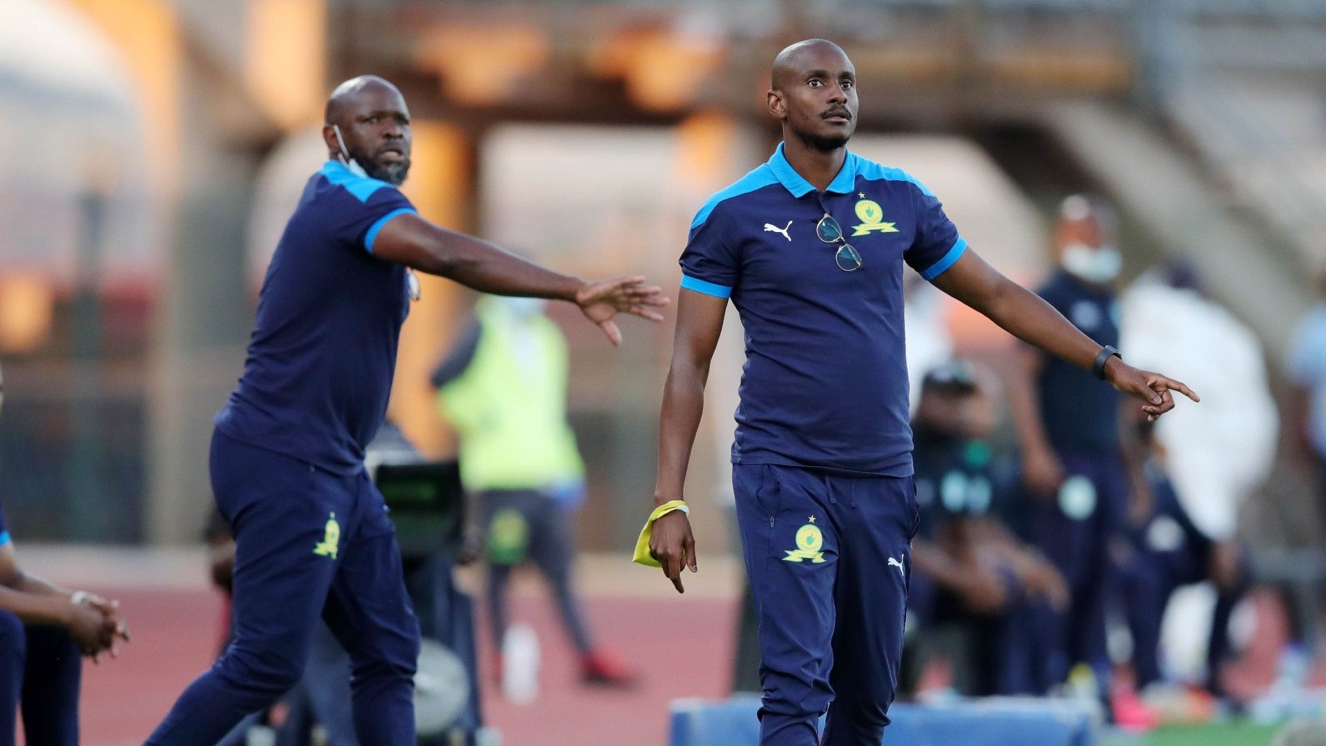 Steve Komphela & Rhulani Mokwena, Mamelodi Sundowns coaches, January 2021