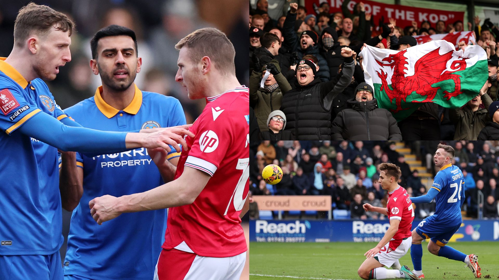 Wrexham Shrewsbury FA Cup 2023-24