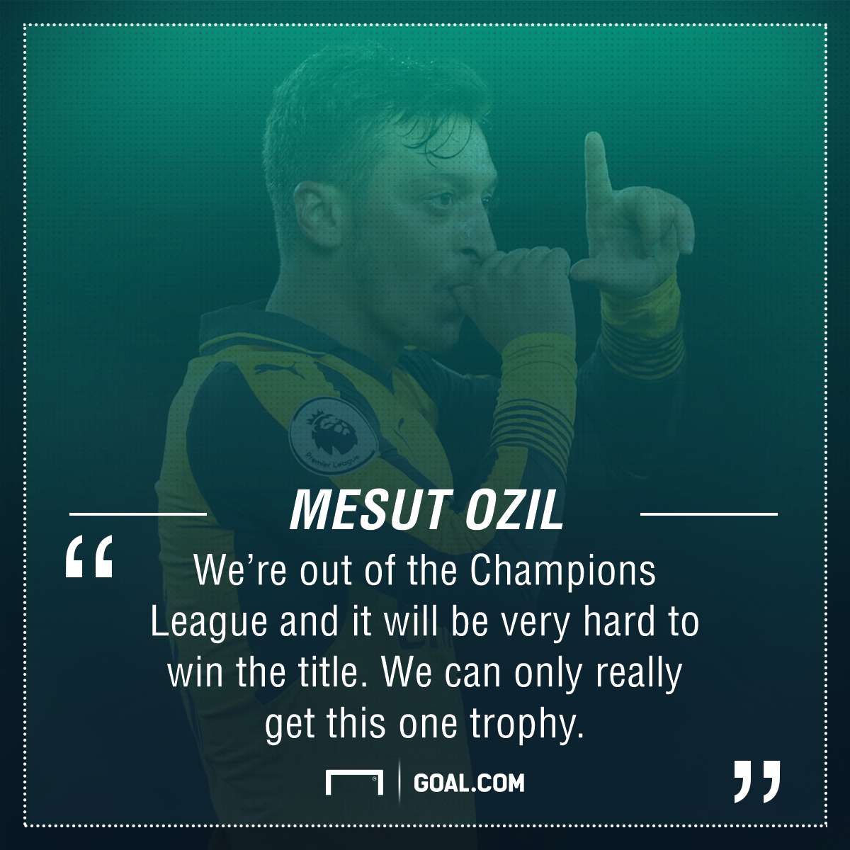 Mesut Ozil Arsenal FA Cup