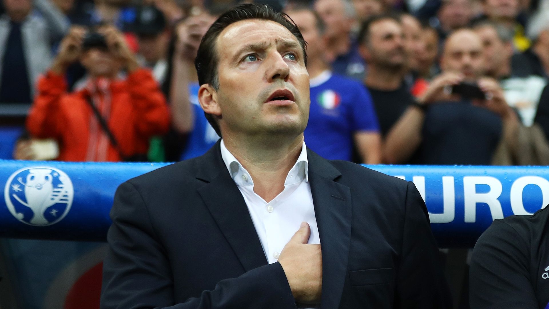 Marc Wilmots Belgium Italy Euro 2016