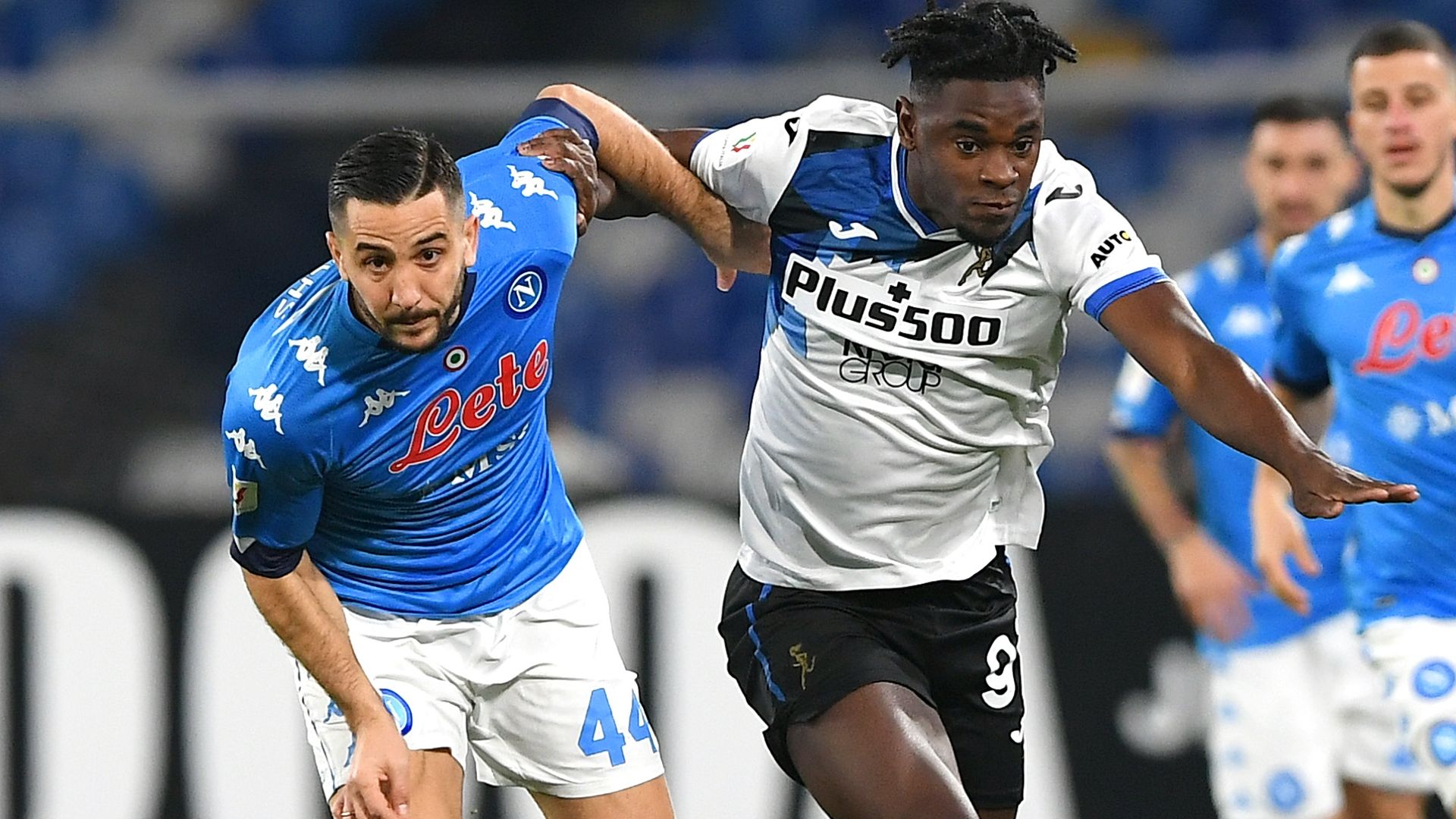 Duvan Zapata Manolas Napoli Atalanta Coppa Italia