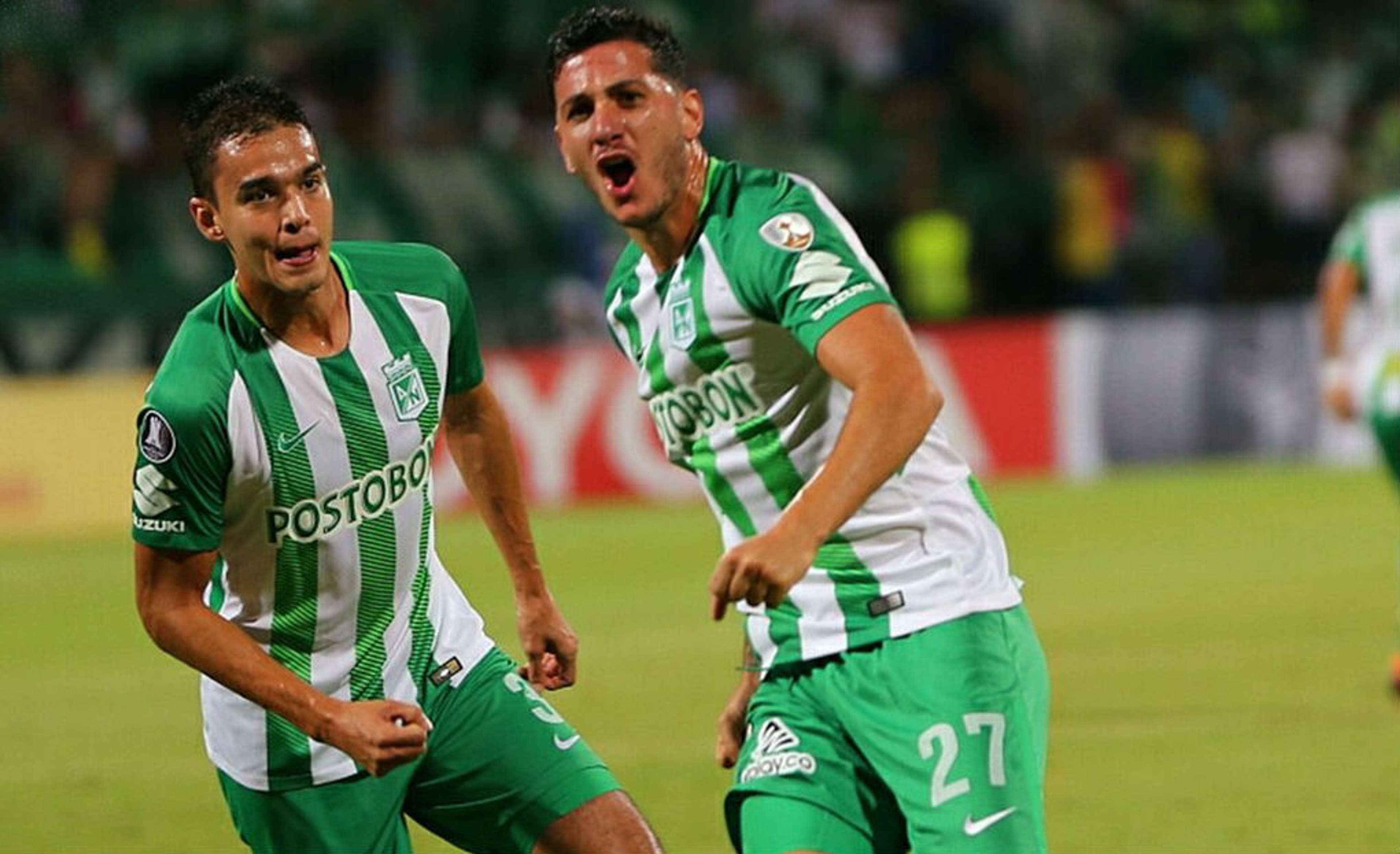 Gonzalo Castellani Atlético Nacional gol a Bolívar Copa Libertadores 2018