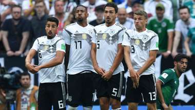 Jerome Boateng Mats Hummels Sami Khedira Thomas Muller Germany 2018