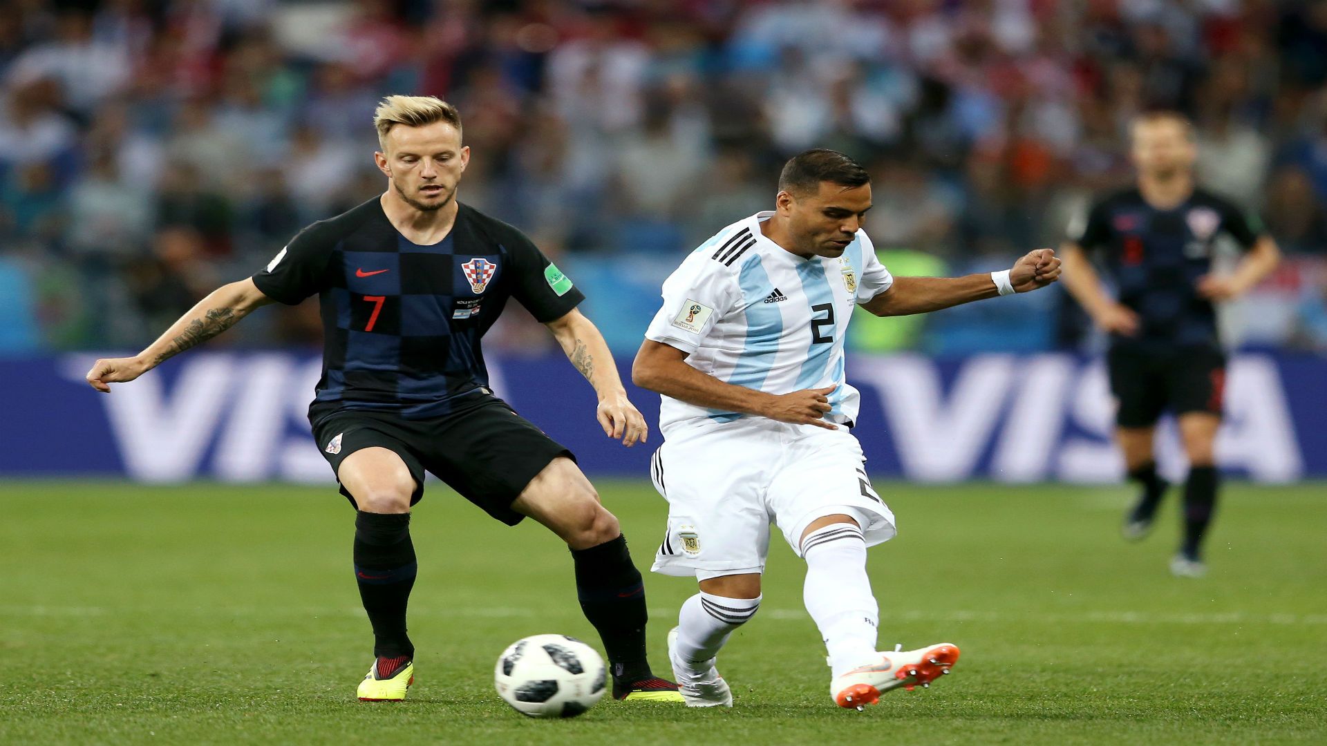 croatia argentina - ivan rakitic gabriel mercado - world cup - 21062018