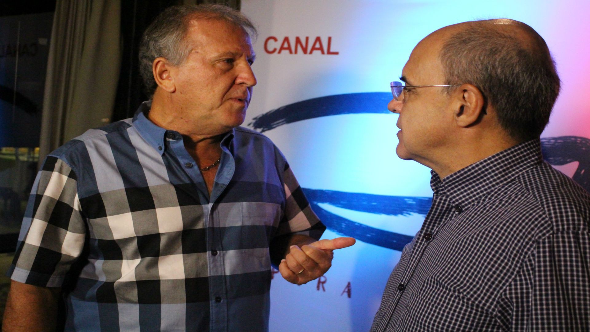 Zico e Eduardo Bandeira de Mello