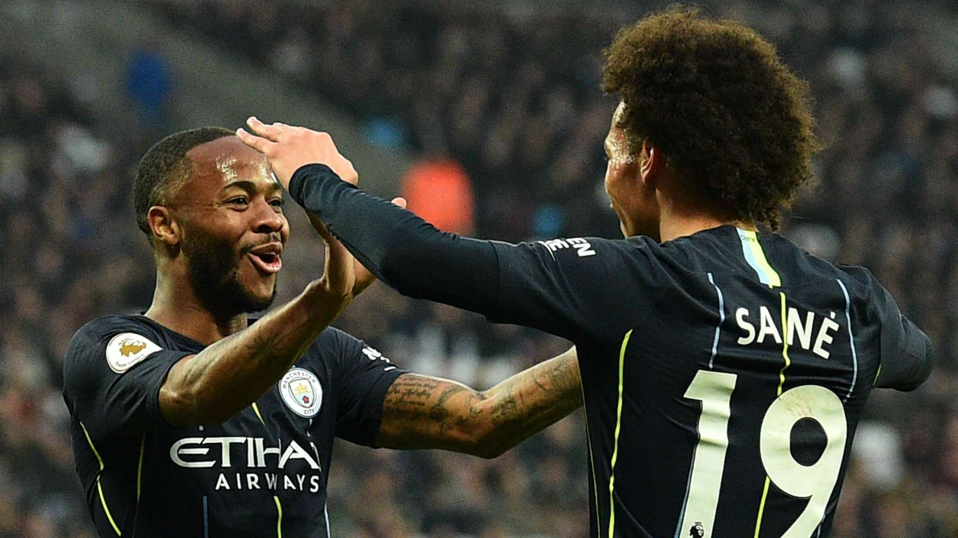 Raheem Sterling Leroy Sane Manchester City 2018-19