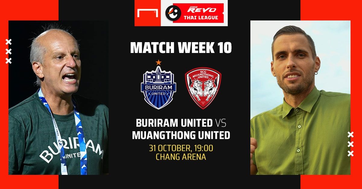 REVO THAI LEAGUE PREVIEW  : บุรีรัมย์ ยูไนเต็ด - เมืองทอง ยูไนเต็ด