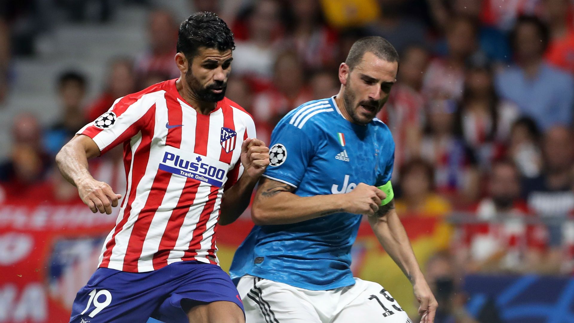 Diego Costa Bonucci Atletico Madrid Juventus