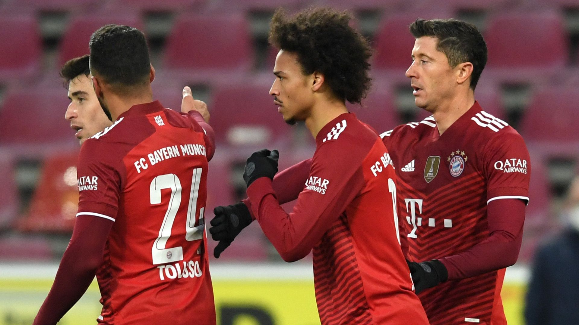 LEROY SANE BAYERN MÜNCHEN BUNDESLIGA 15012022